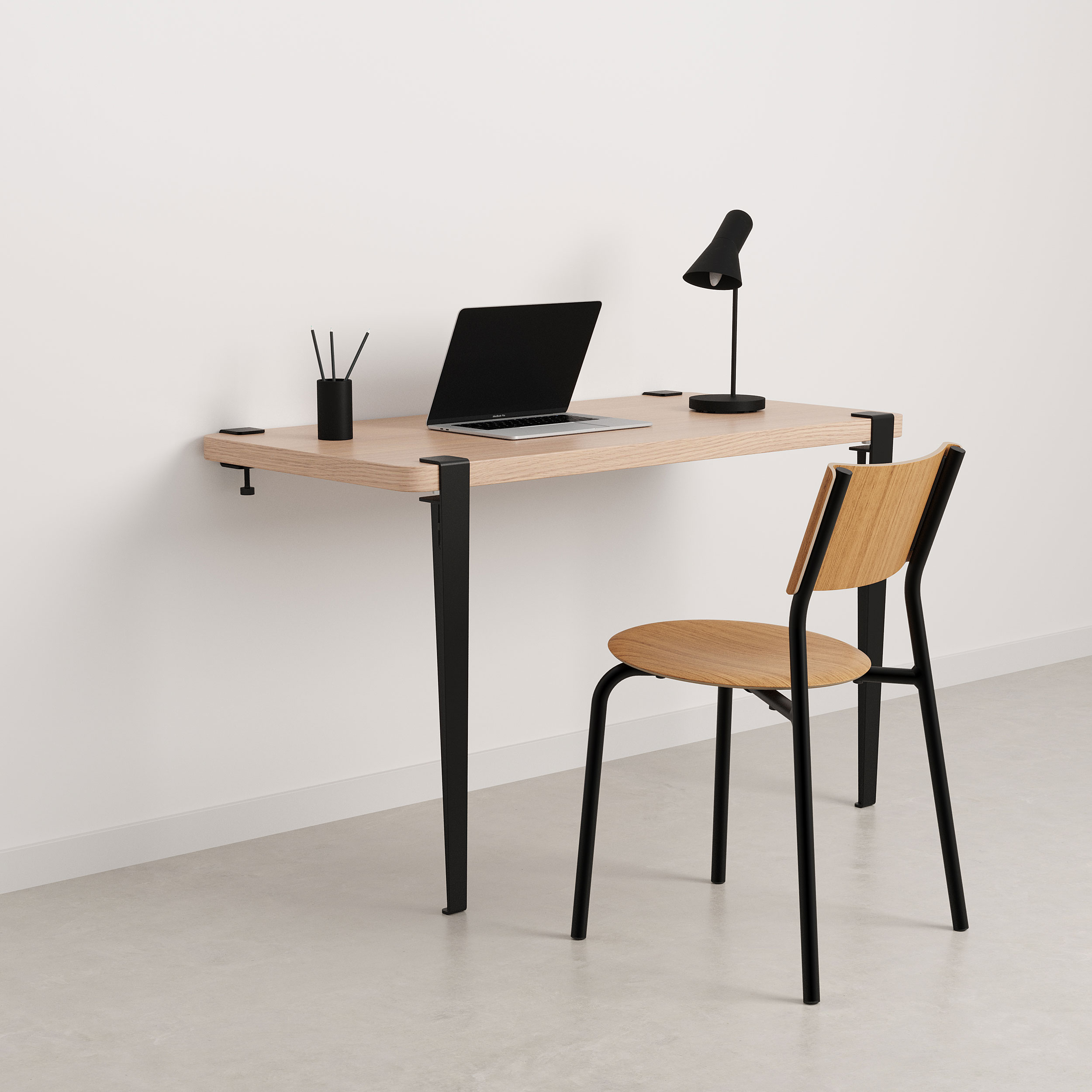 Wandschreibtisch TIPTOE 120x60cm - öko-zertifiziertes Holz