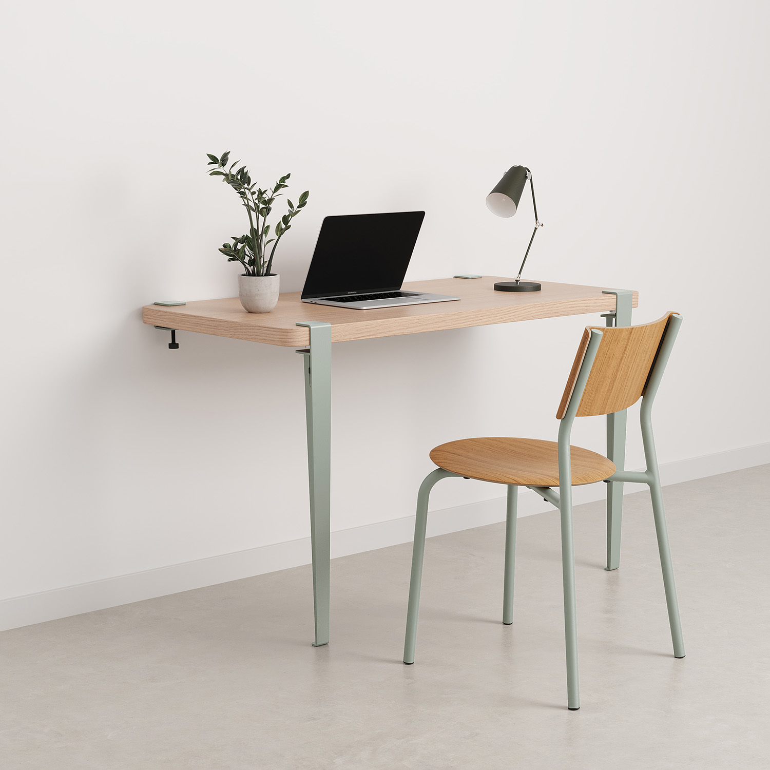 Wandschreibtisch TIPTOE 120x60cm - öko-zertifiziertes Holz