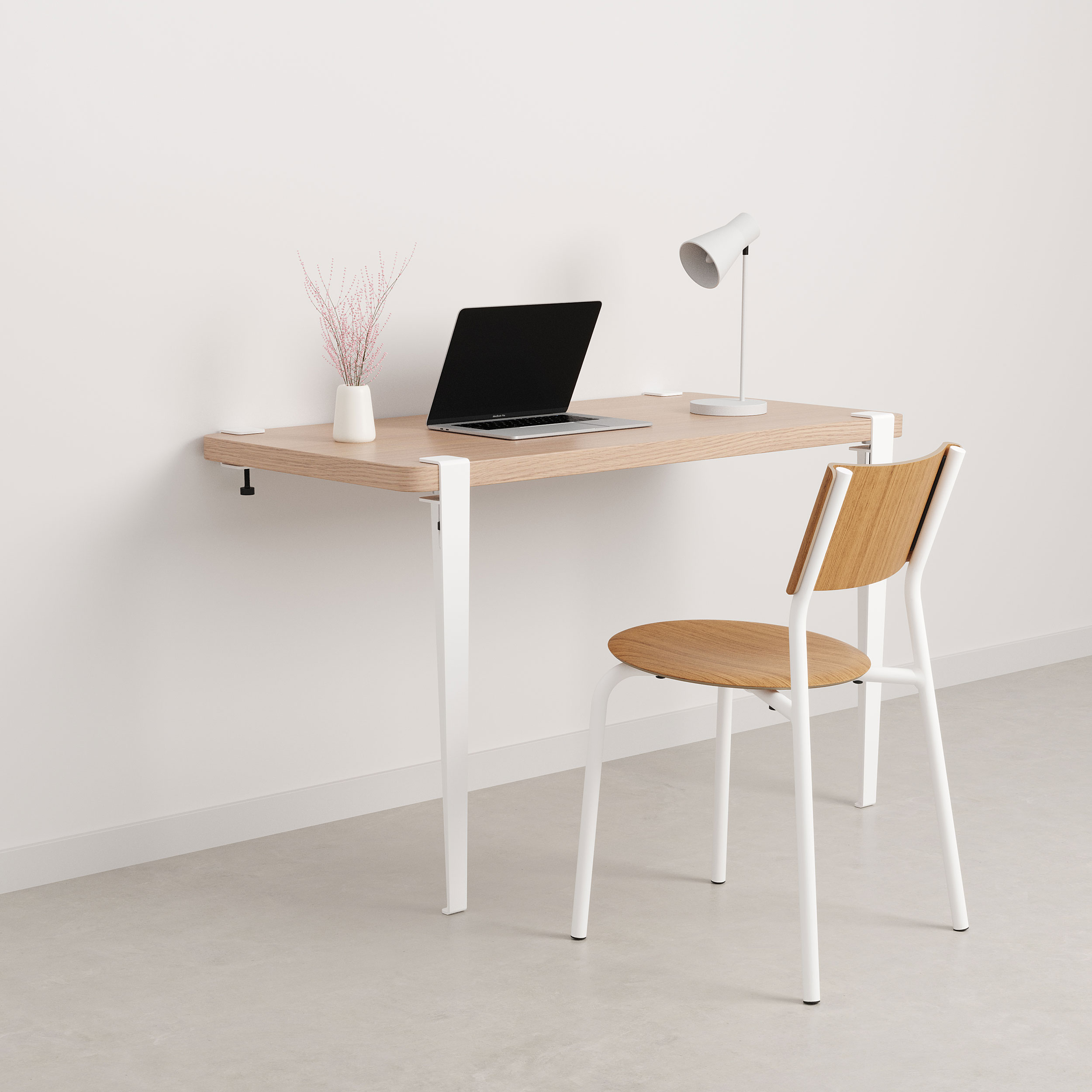 Wandschreibtisch TIPTOE 120x60cm - öko-zertifiziertes Holz