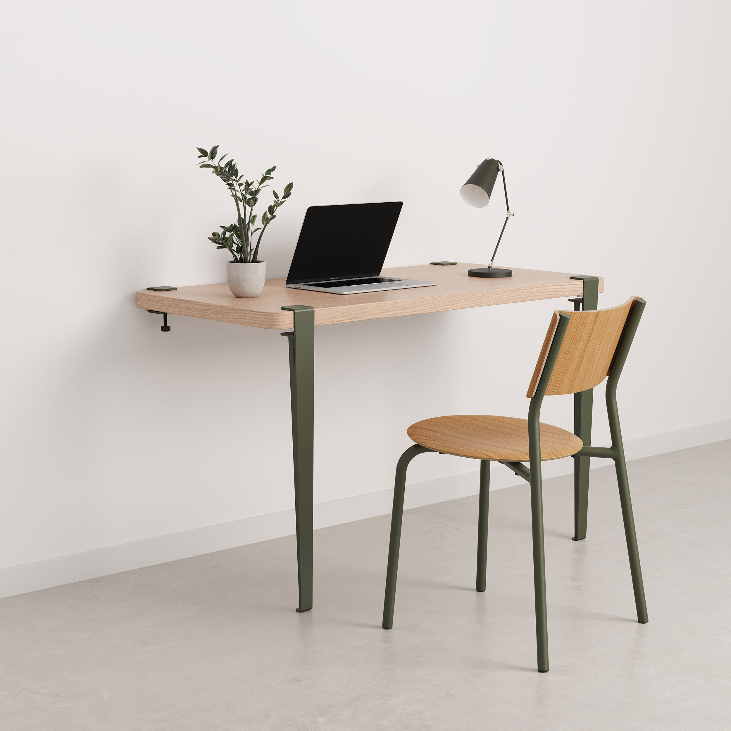 Wandschreibtisch TIPTOE 120x60cm - öko-zertifiziertes Holz