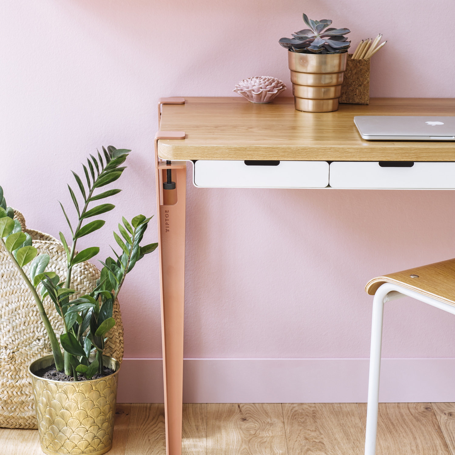 Steel drawers unit for TIPTOE desk