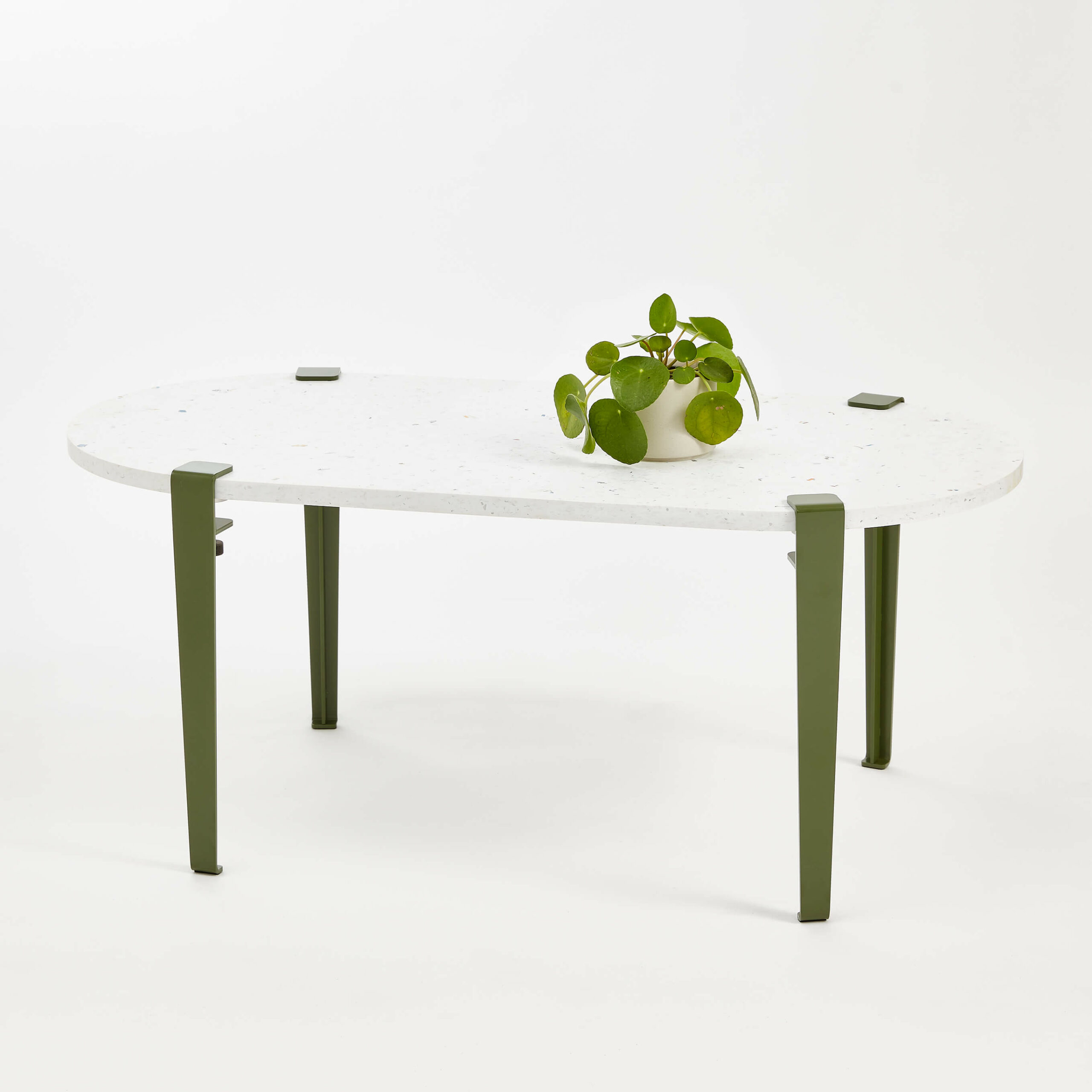TIPTOE oblong coffee table 100x50cm - Venezia recycled plastic