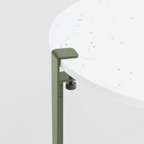 Table basse en plastique recyclé Venezia - Pied de table basse vert