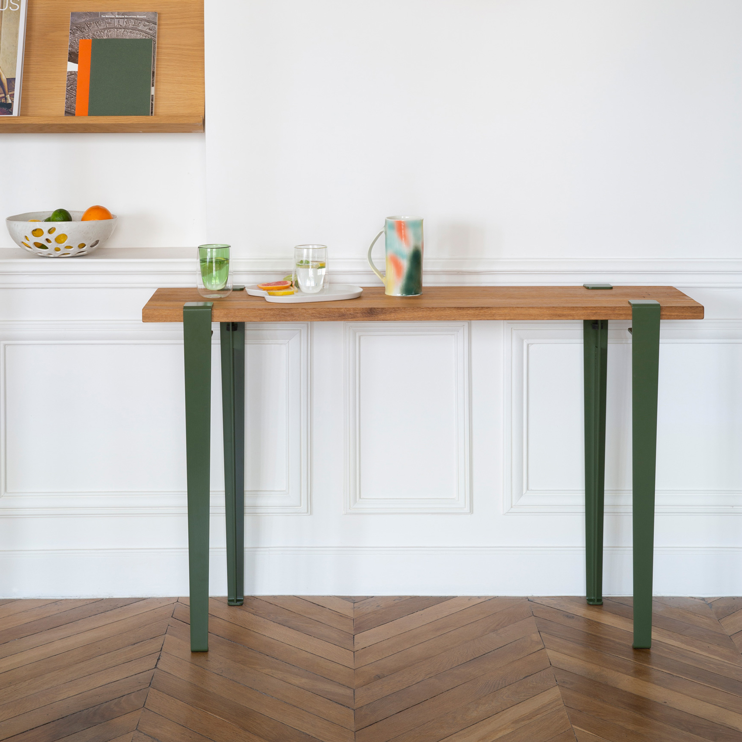 TIPTOE side table 120x30cm - reclaimed wood