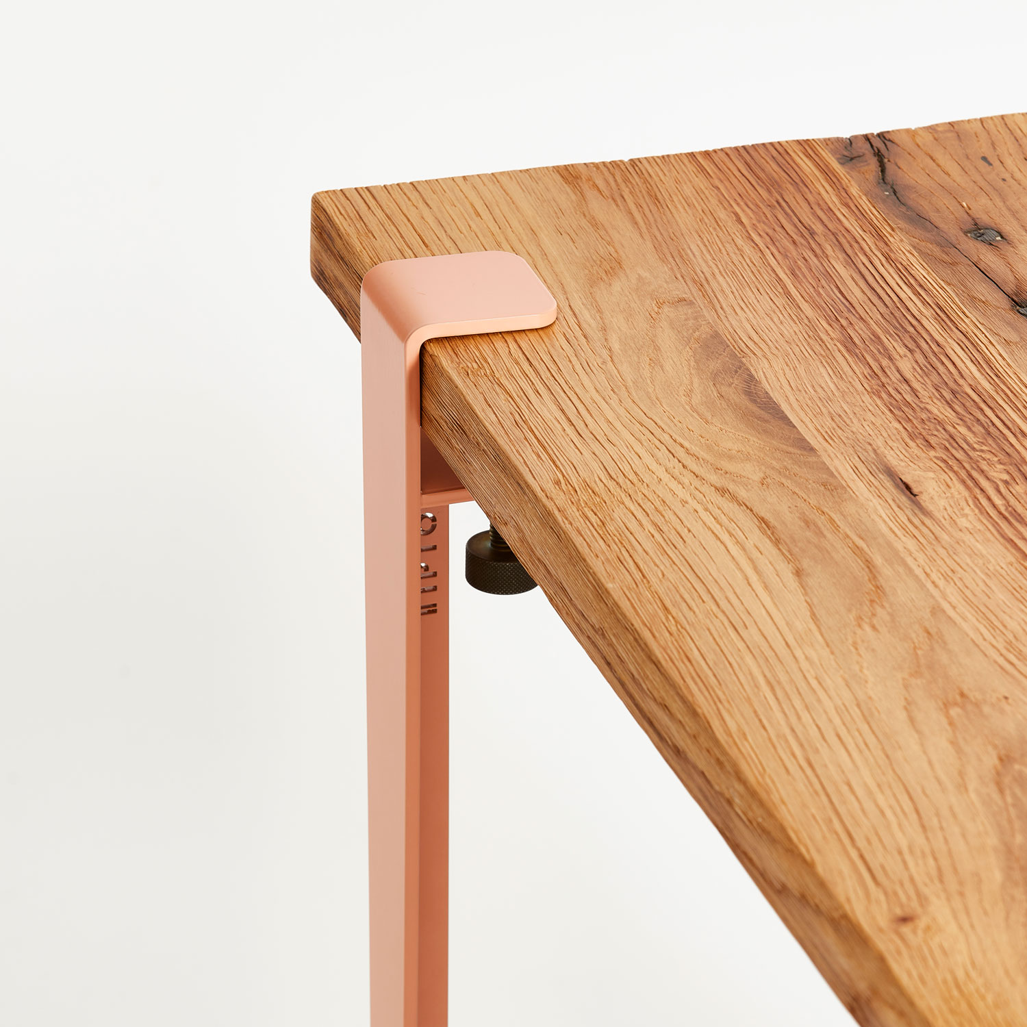 Bench top for unique bench TIPTOE in reclaimed wood