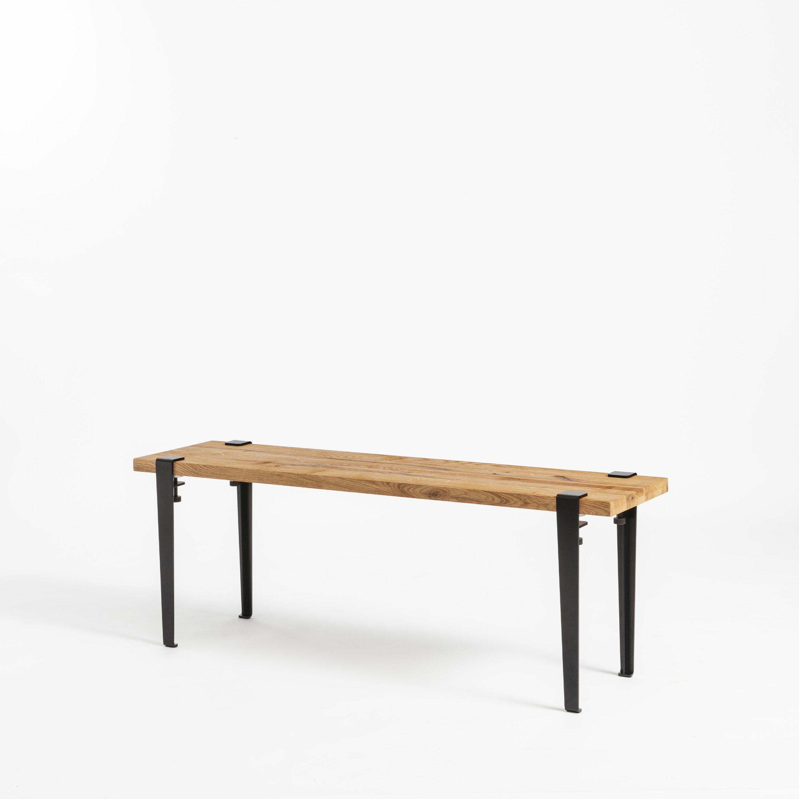 DUKE TIPTOE bench in reclaimed wood for entrance
