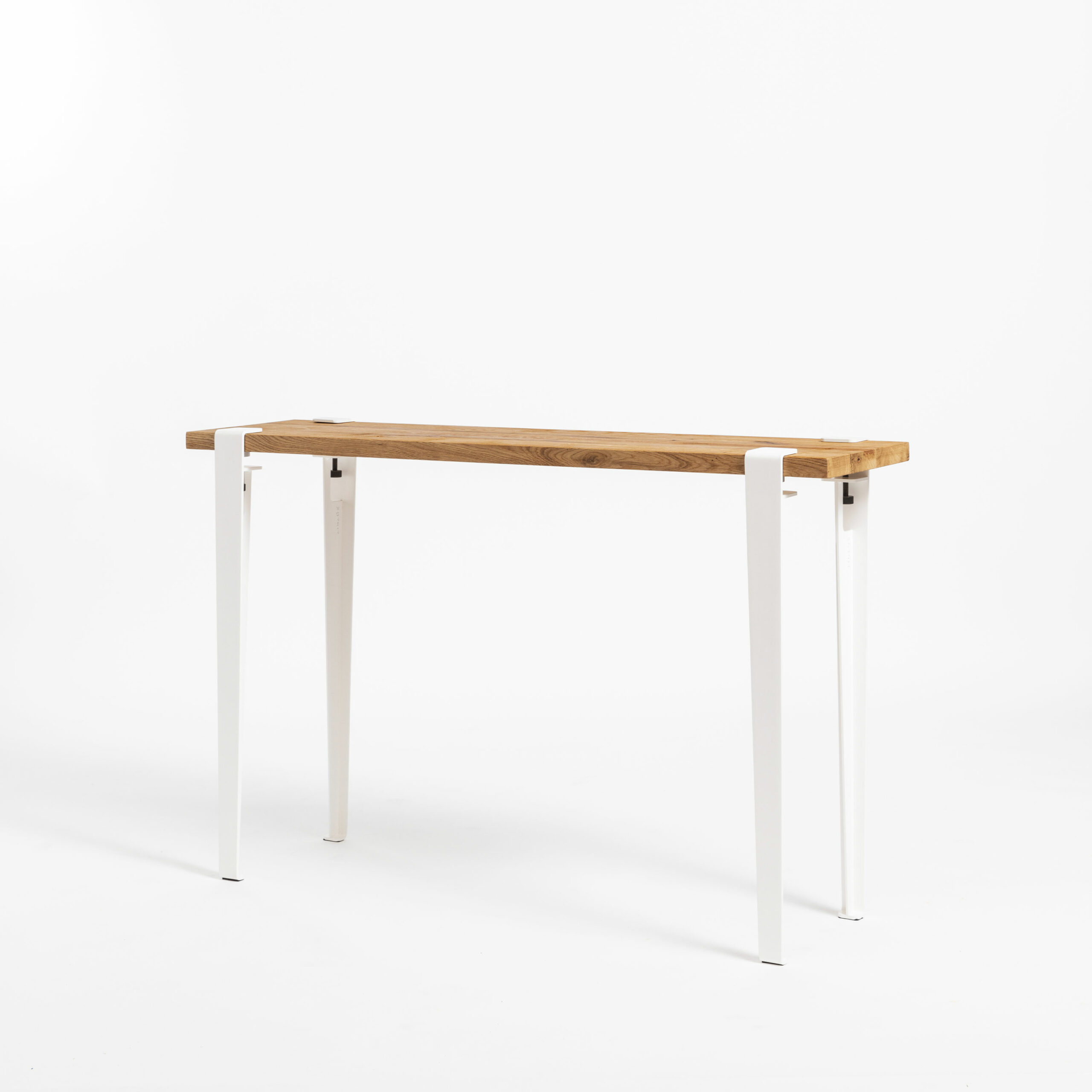 Console en bois ancien recyclé avec pieds en acier TIPTOE