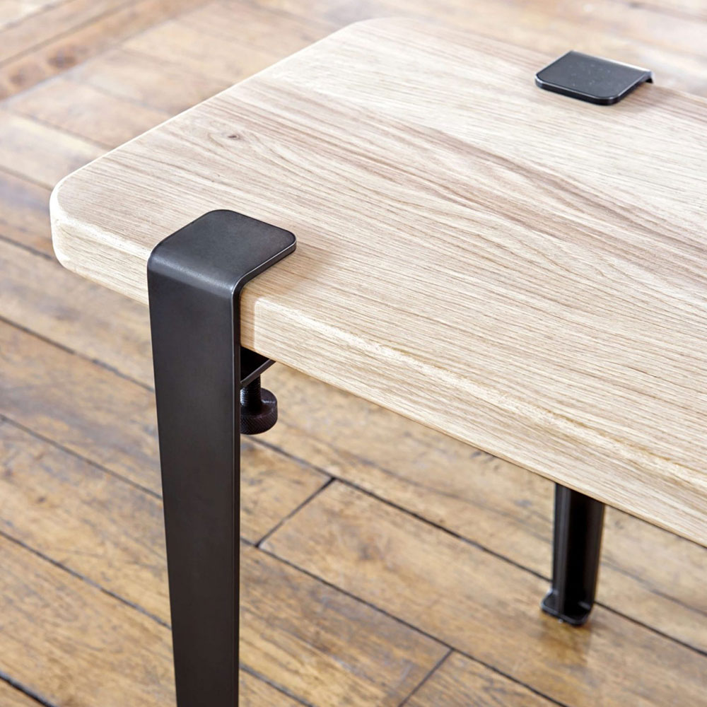 Modular table legs for TIPTOE bench in steel