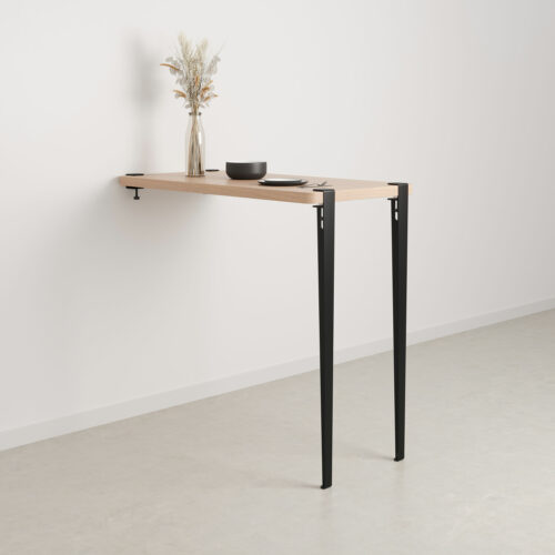 TIPTOE wall-mounted high table - eco-certified wood