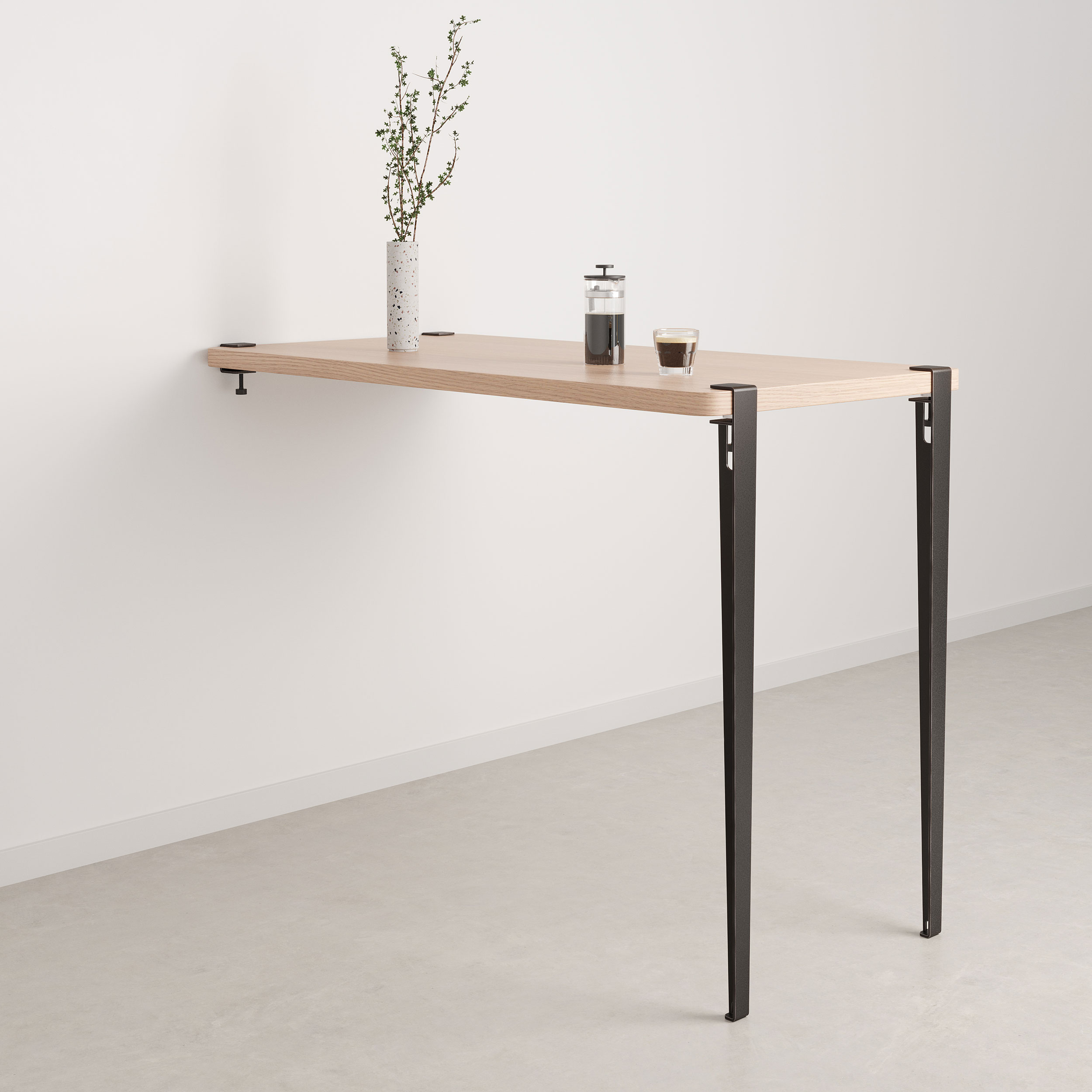Bar table leg 110cm and wall BRACKET
