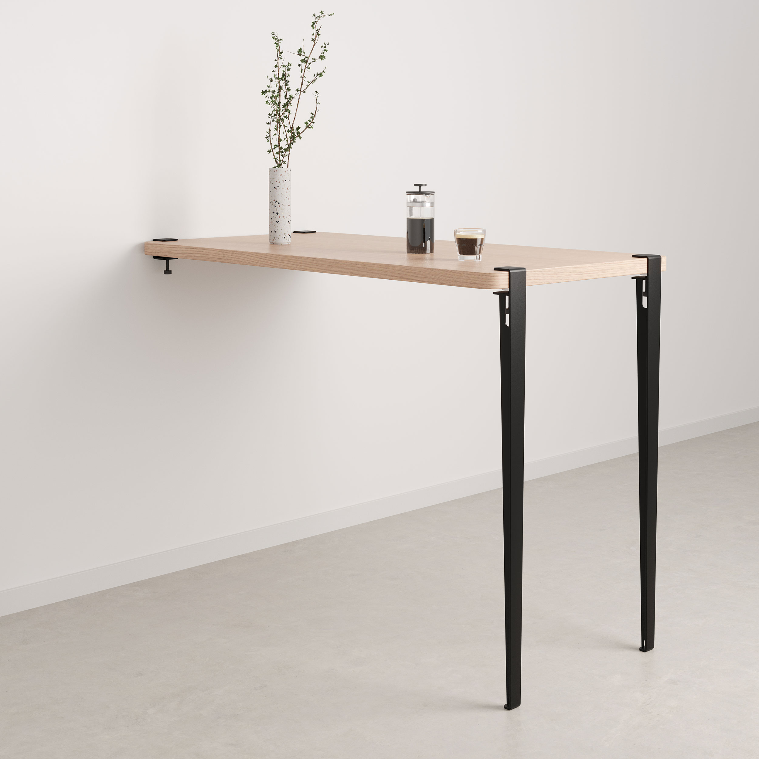 Bar table leg 110cm and wall BRACKET