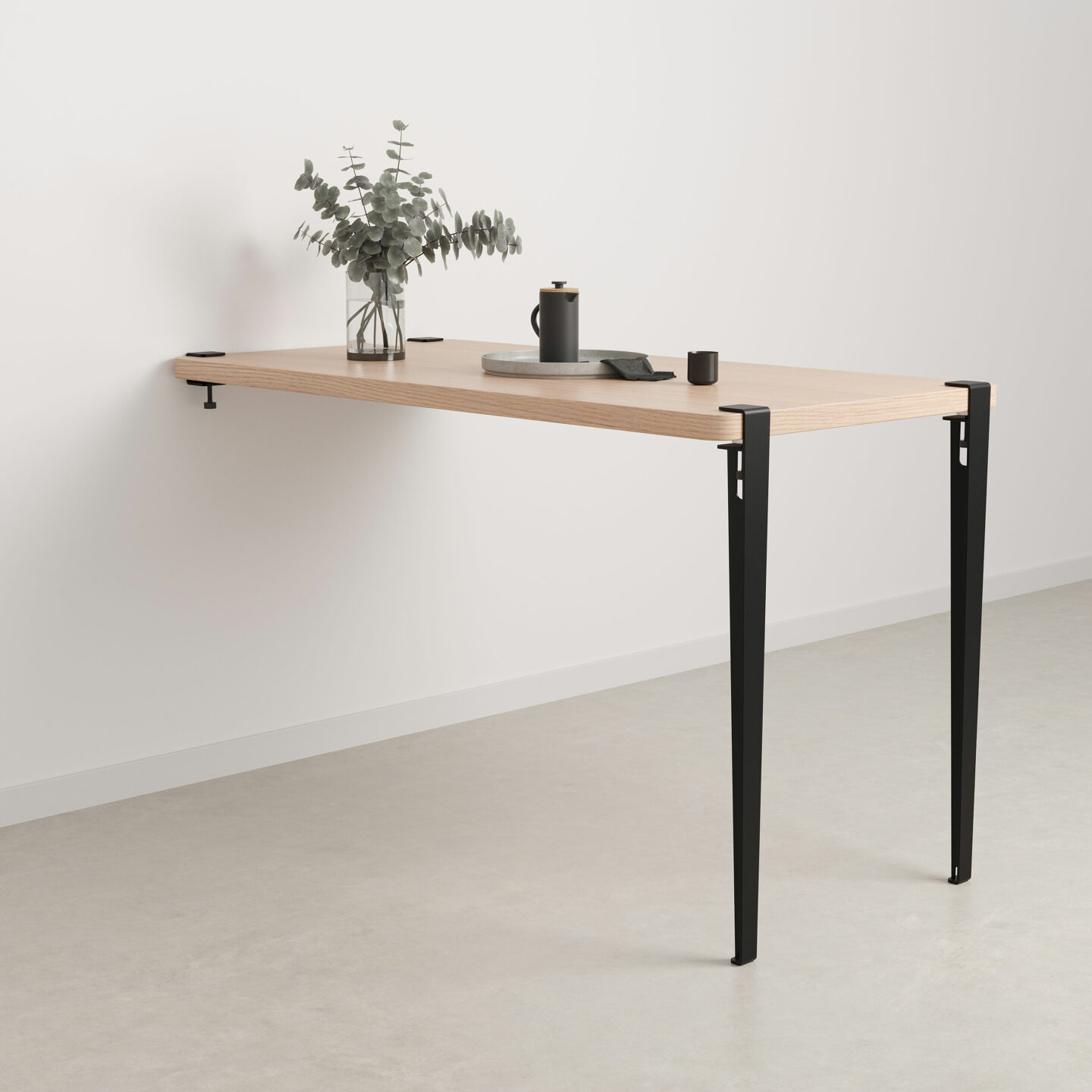 Counter table leg (90cm) and wall BRACKET TIPTOE creative and design