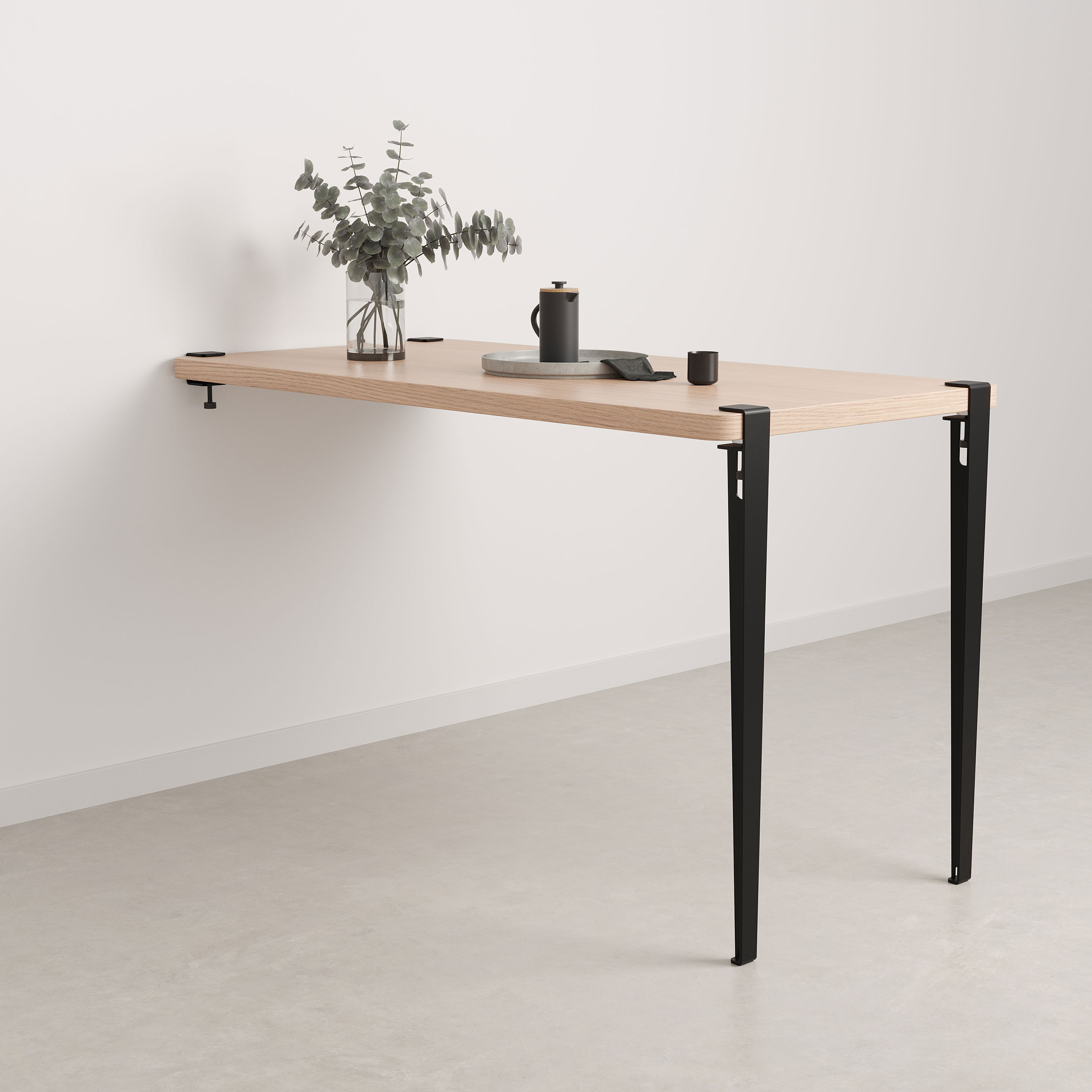 Counter table leg 90cm and wall BRACKET