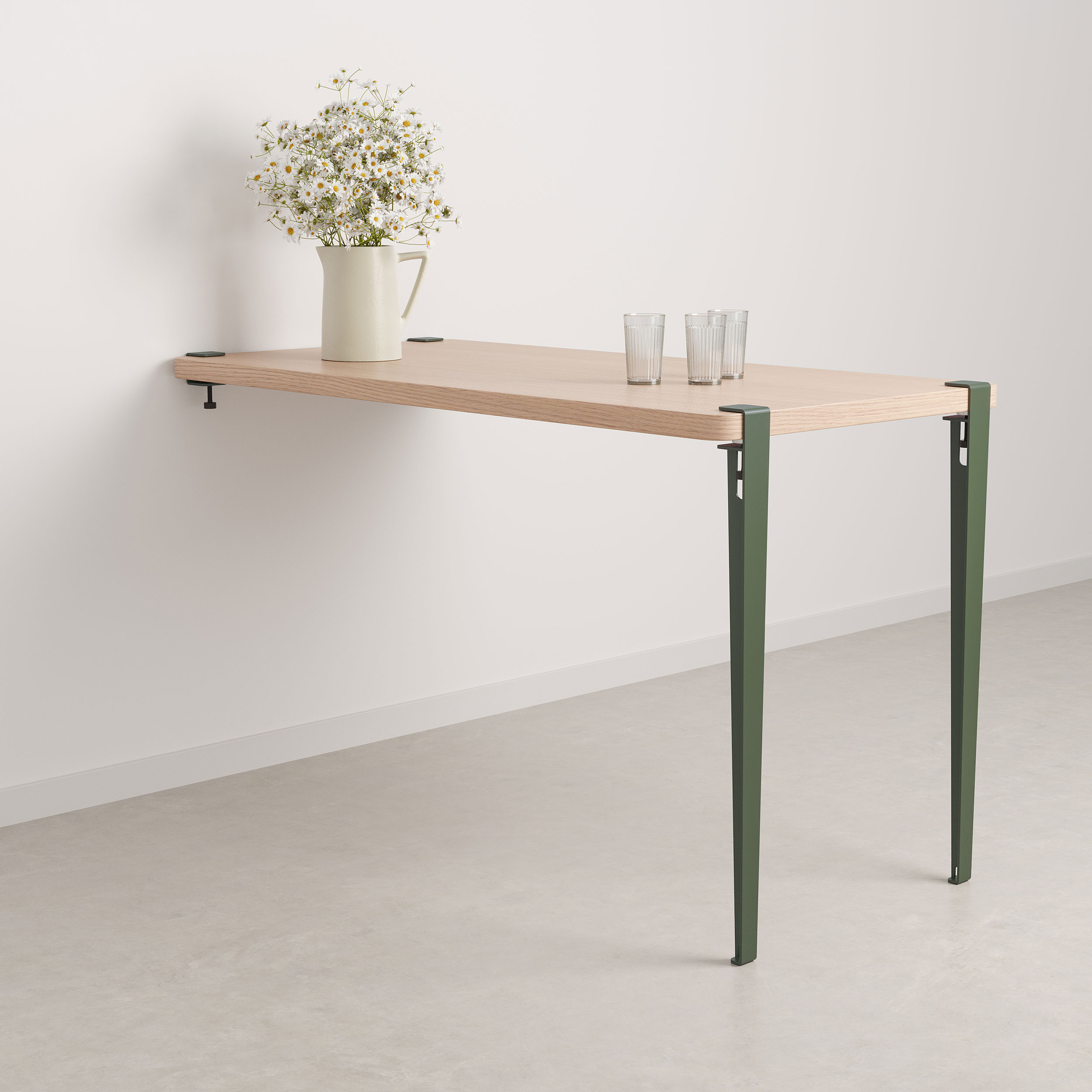 Counter table leg 90cm and wall BRACKET