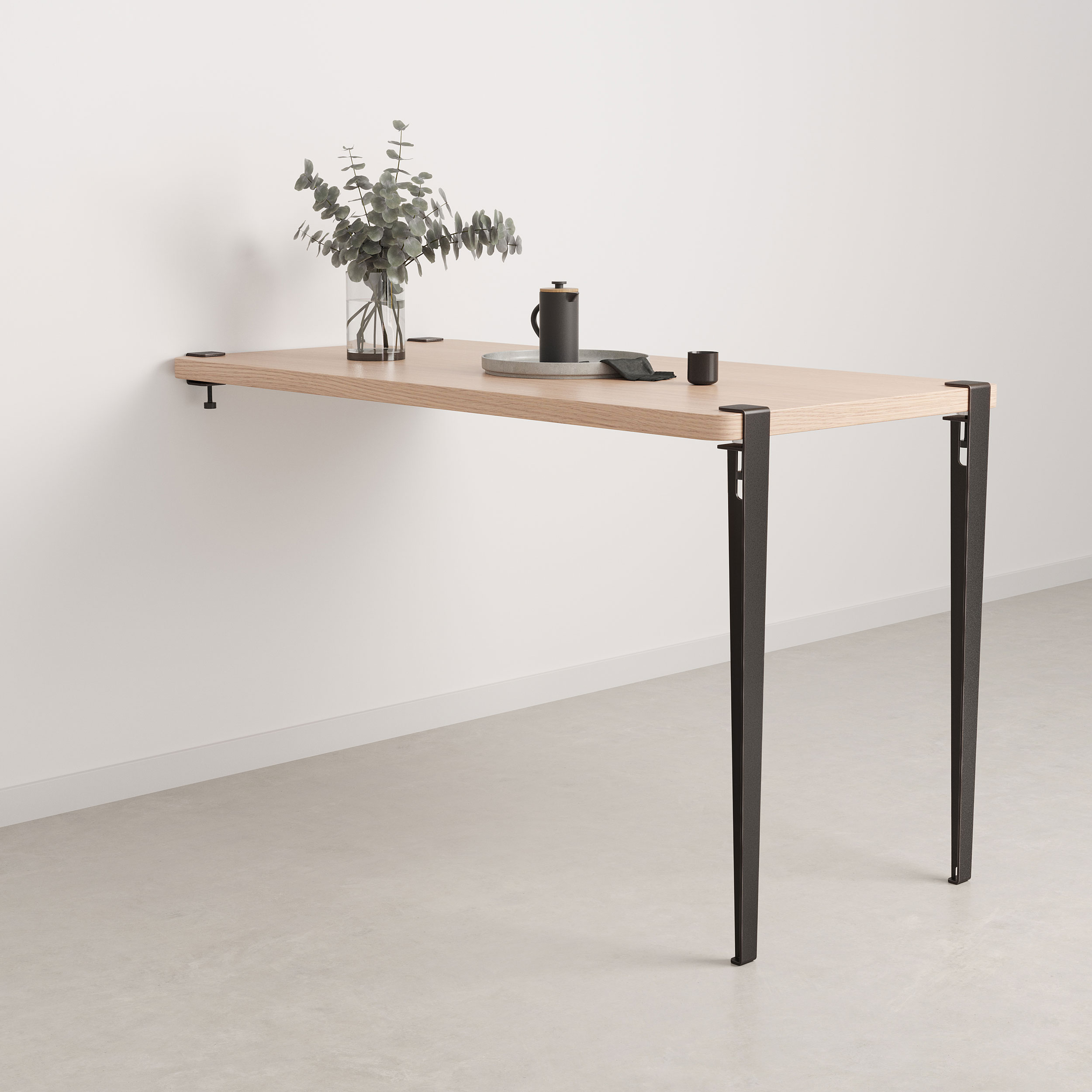 Counter table leg 90cm and wall BRACKET