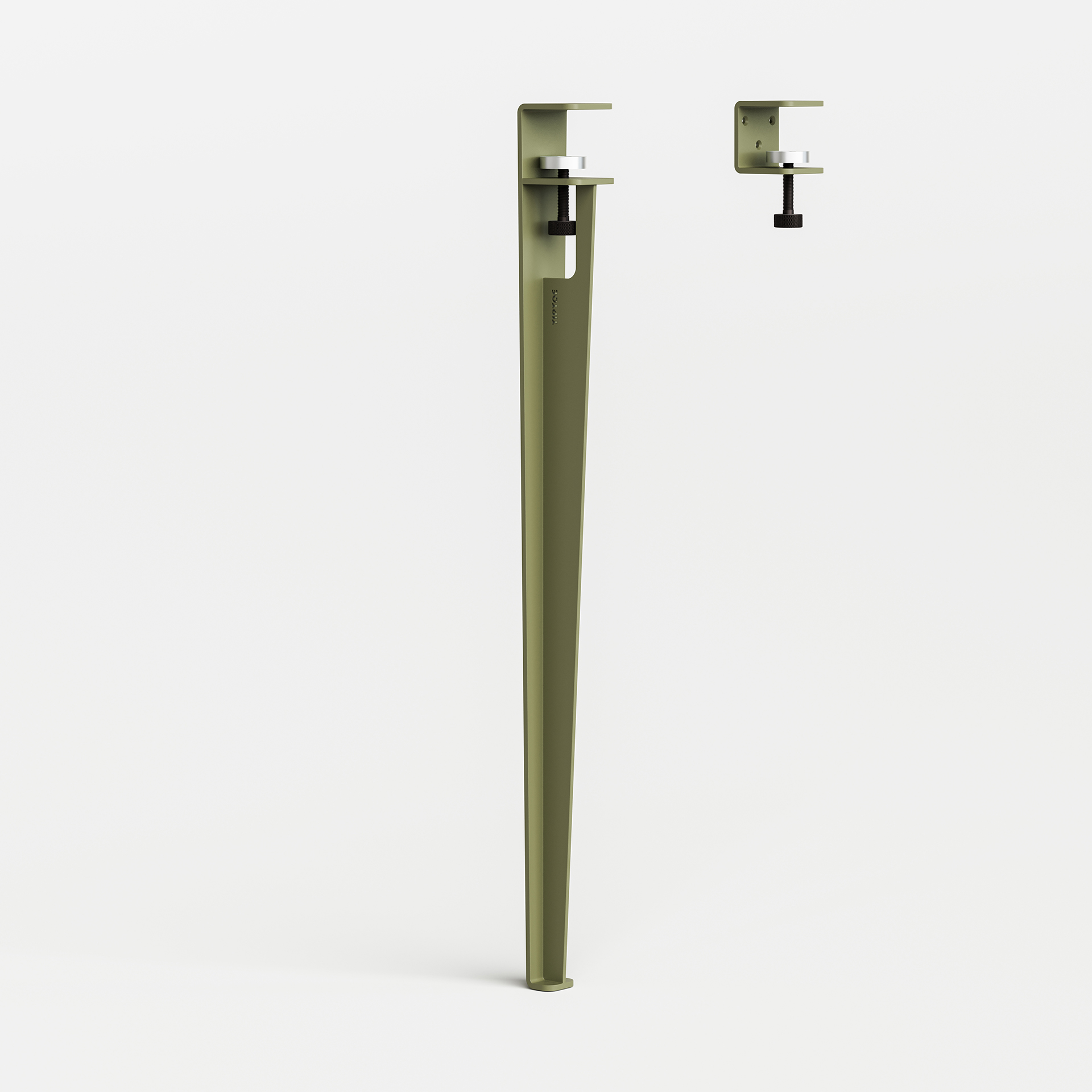 Tischbein 75cm und Wandhaken BRACKET