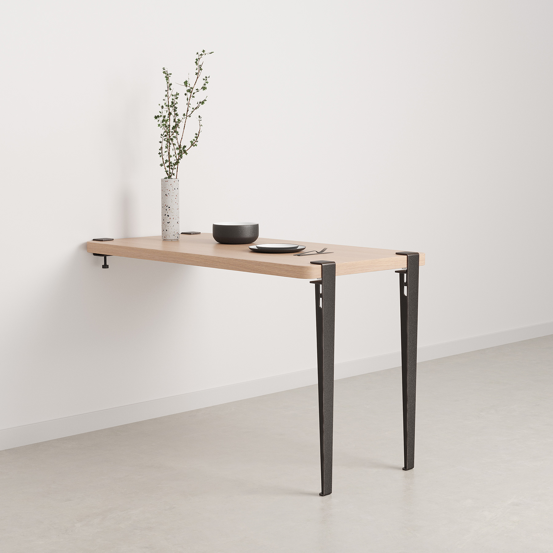 table mural acier