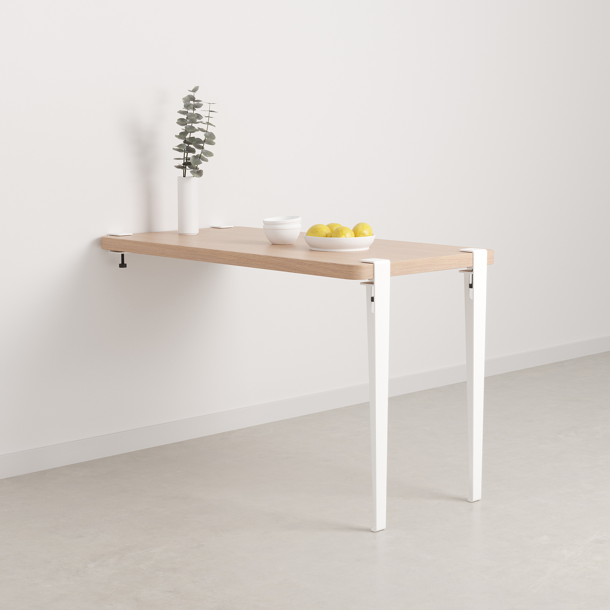 TIPTOE wall-mounted dining table - eco-certified wood
