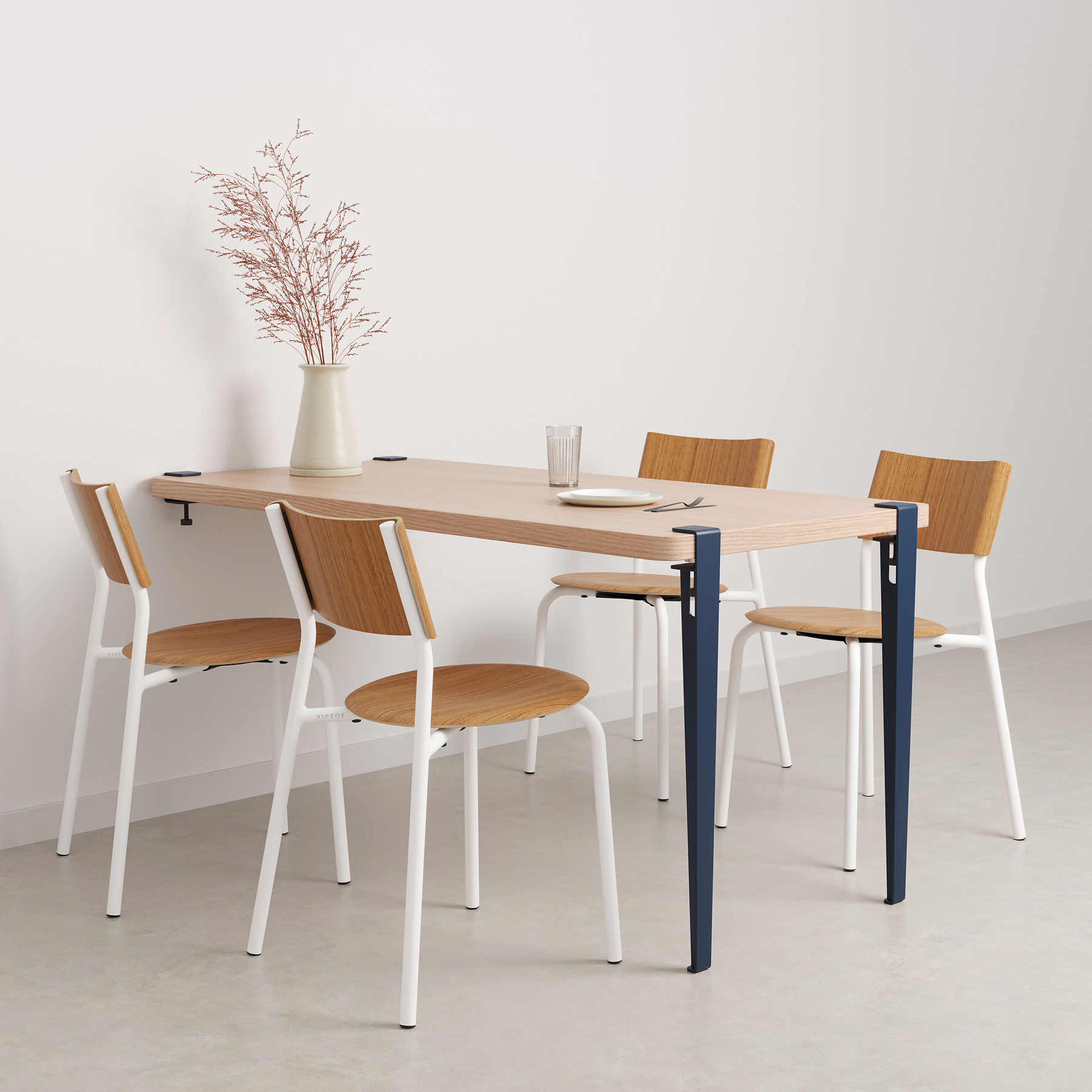 TIPTOE wall-mounted dining table - eco-certified wood