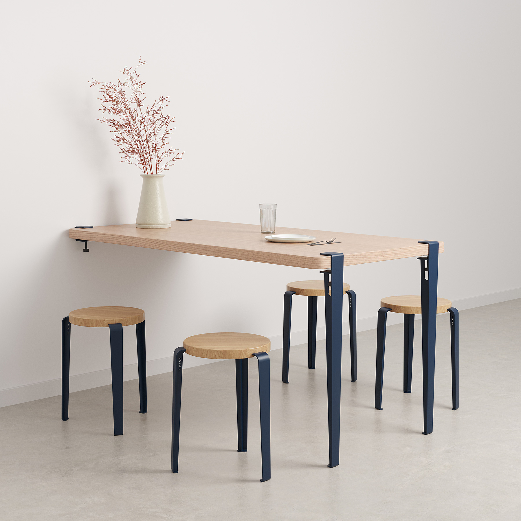Table leg 75cm and wall BRACKET