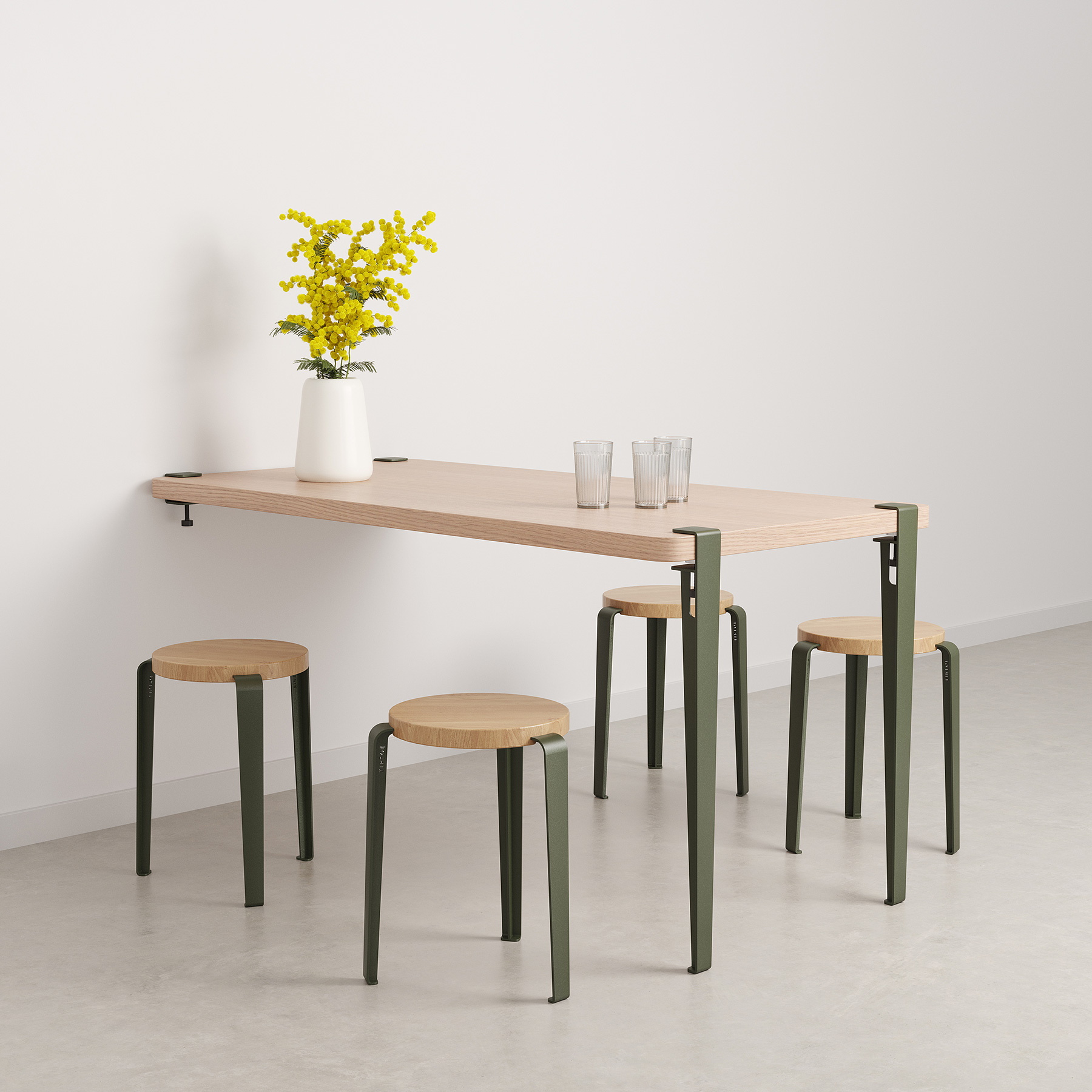 Table leg 75cm and wall BRACKET
