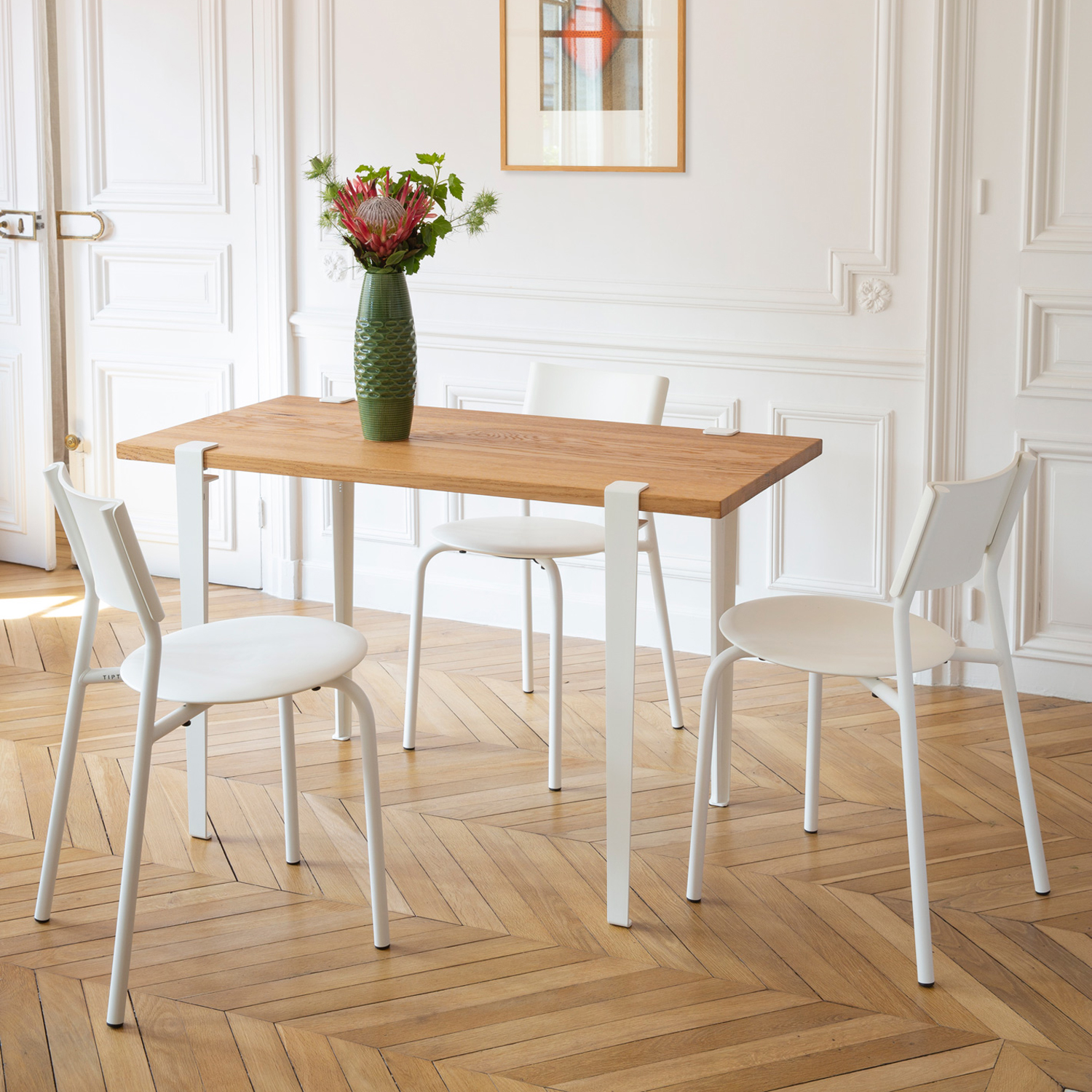 TIPTOE dining table 120x60cm - reclaimed wood