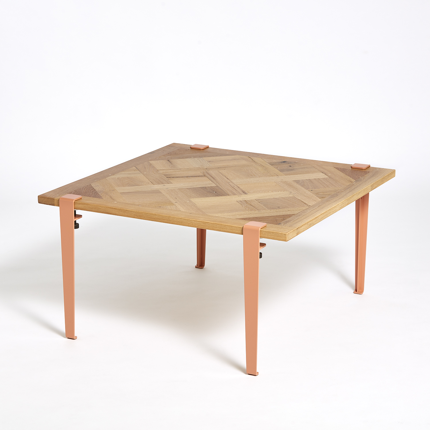 VERSAILLES coffee table – recycled solid oak