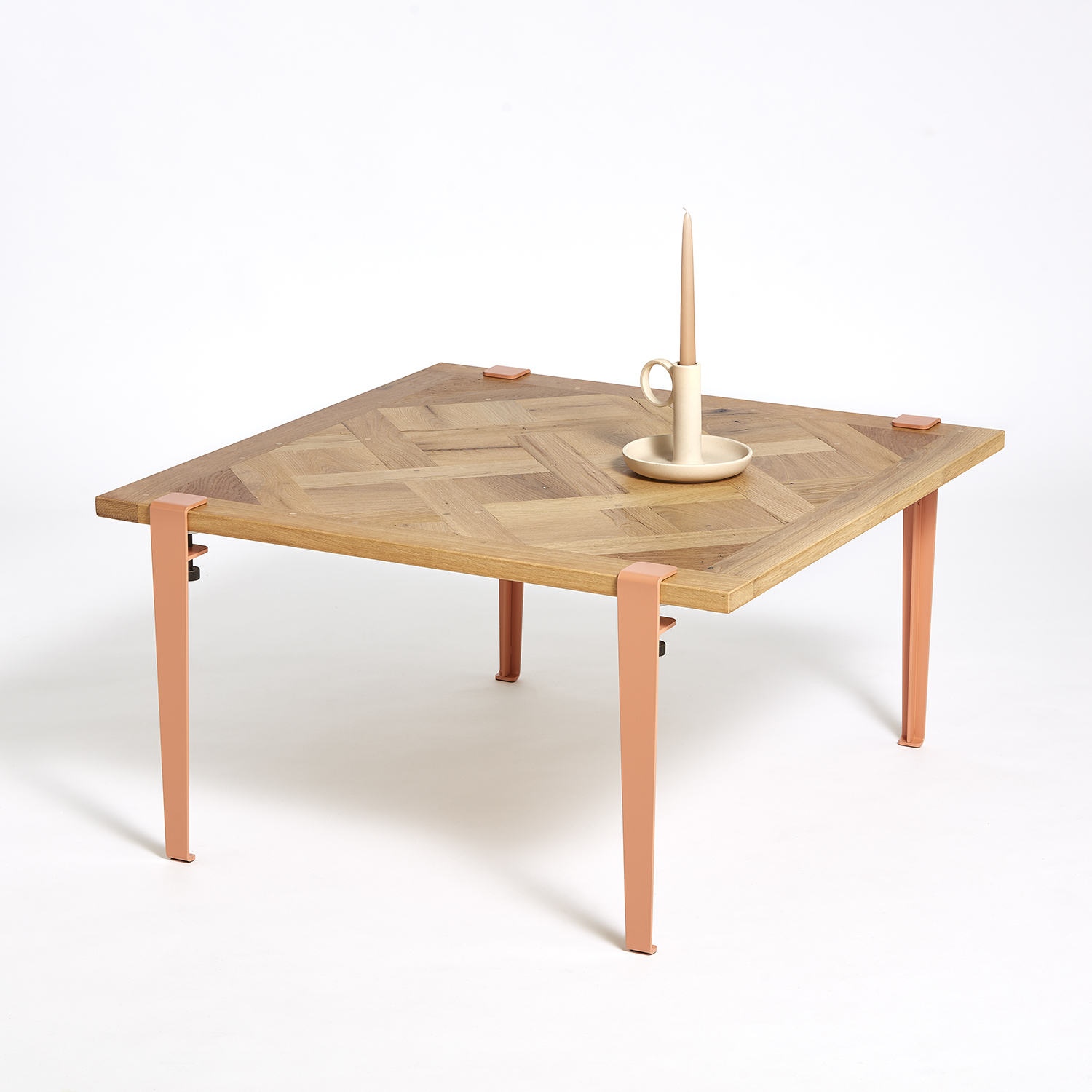 Couchtisch TIPTOE 80x80cm - Parkett Versailles