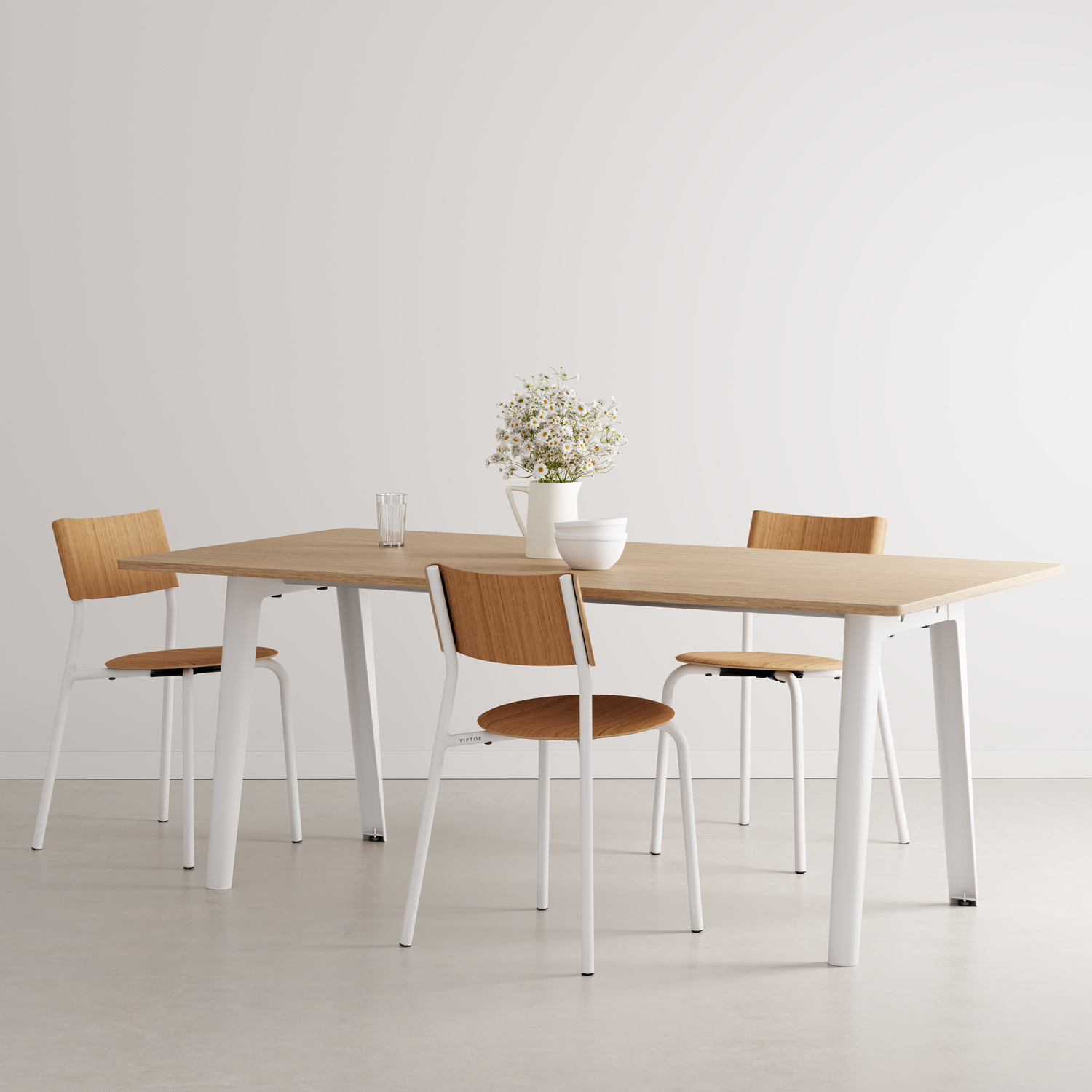 NEW MODERN dining table - eco-certified wood