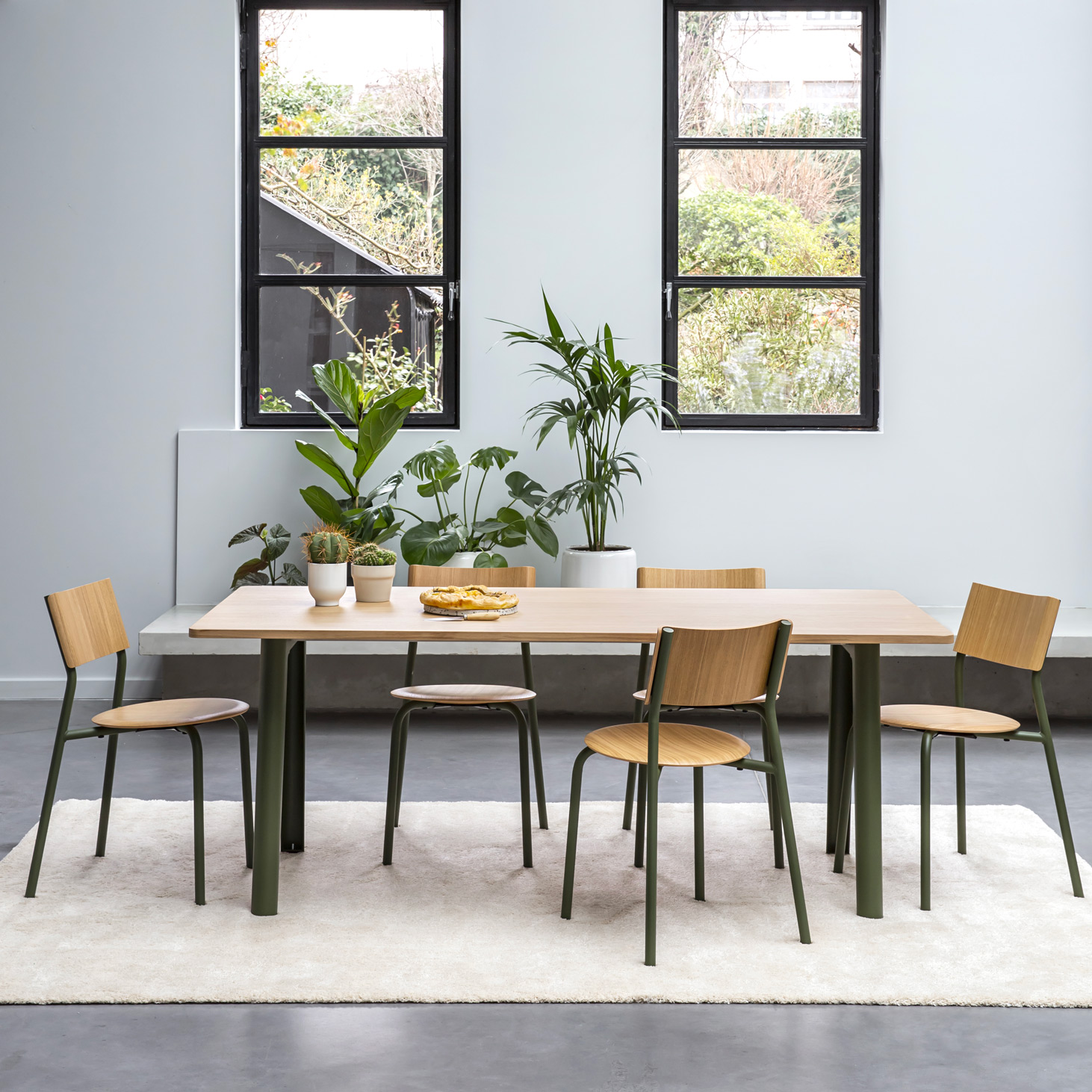 NEW MODERN dining table - eco-certified wood