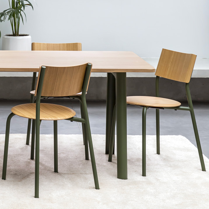 NEW MODERN dining table - eco-certified wood