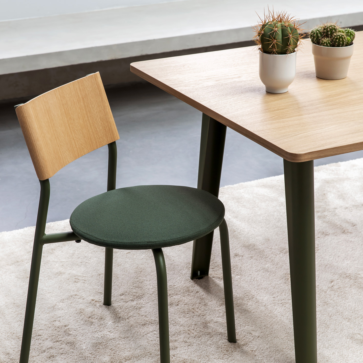 NEW MODERN dining table - eco-certified wood