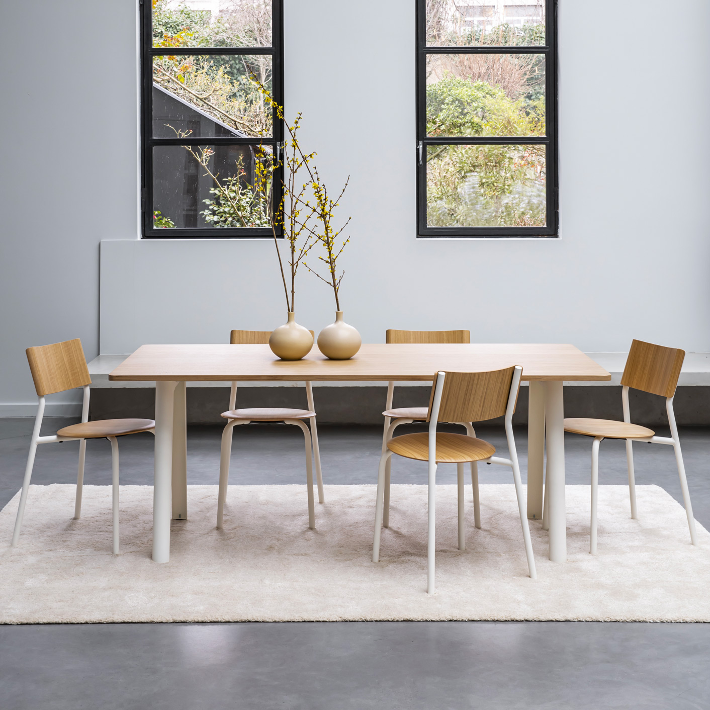 NEW MODERN dining table - eco-certified wood