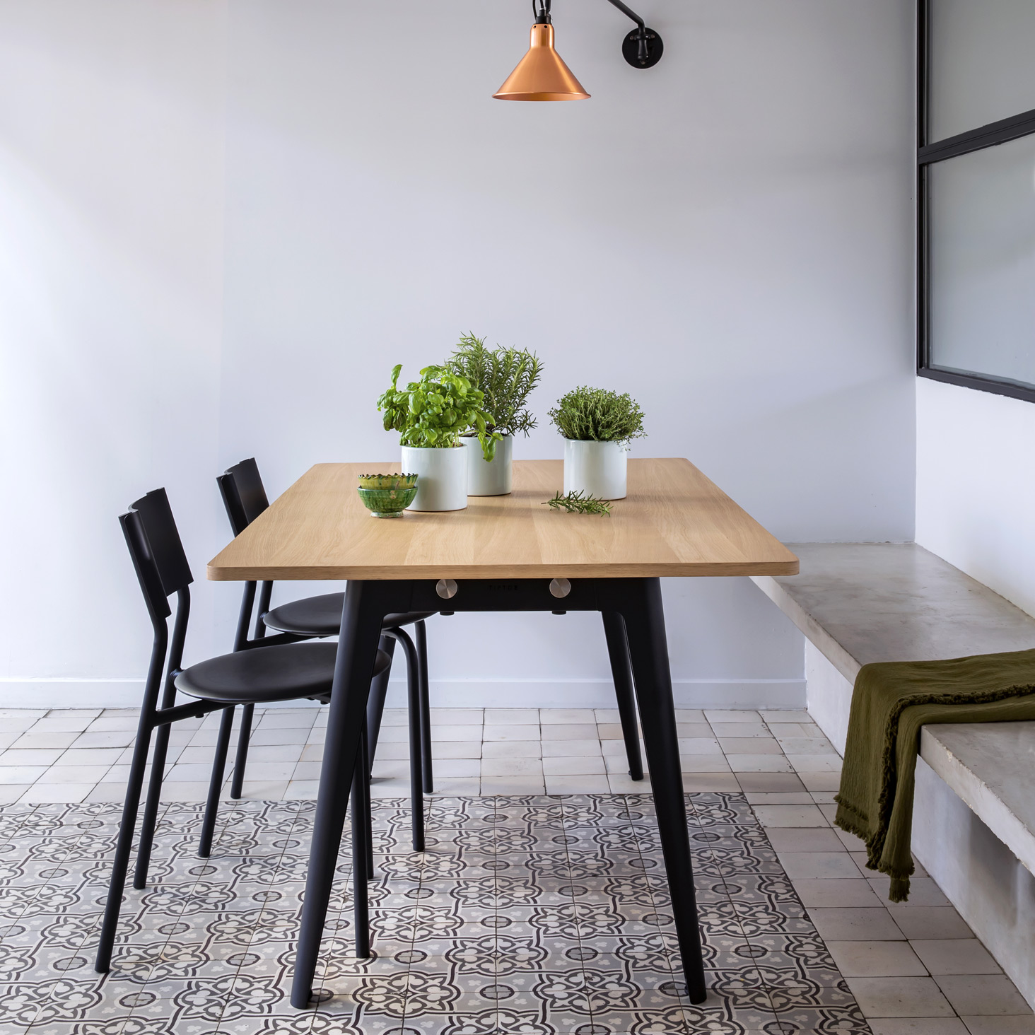 NEW MODERN dining table - eco-certified wood
