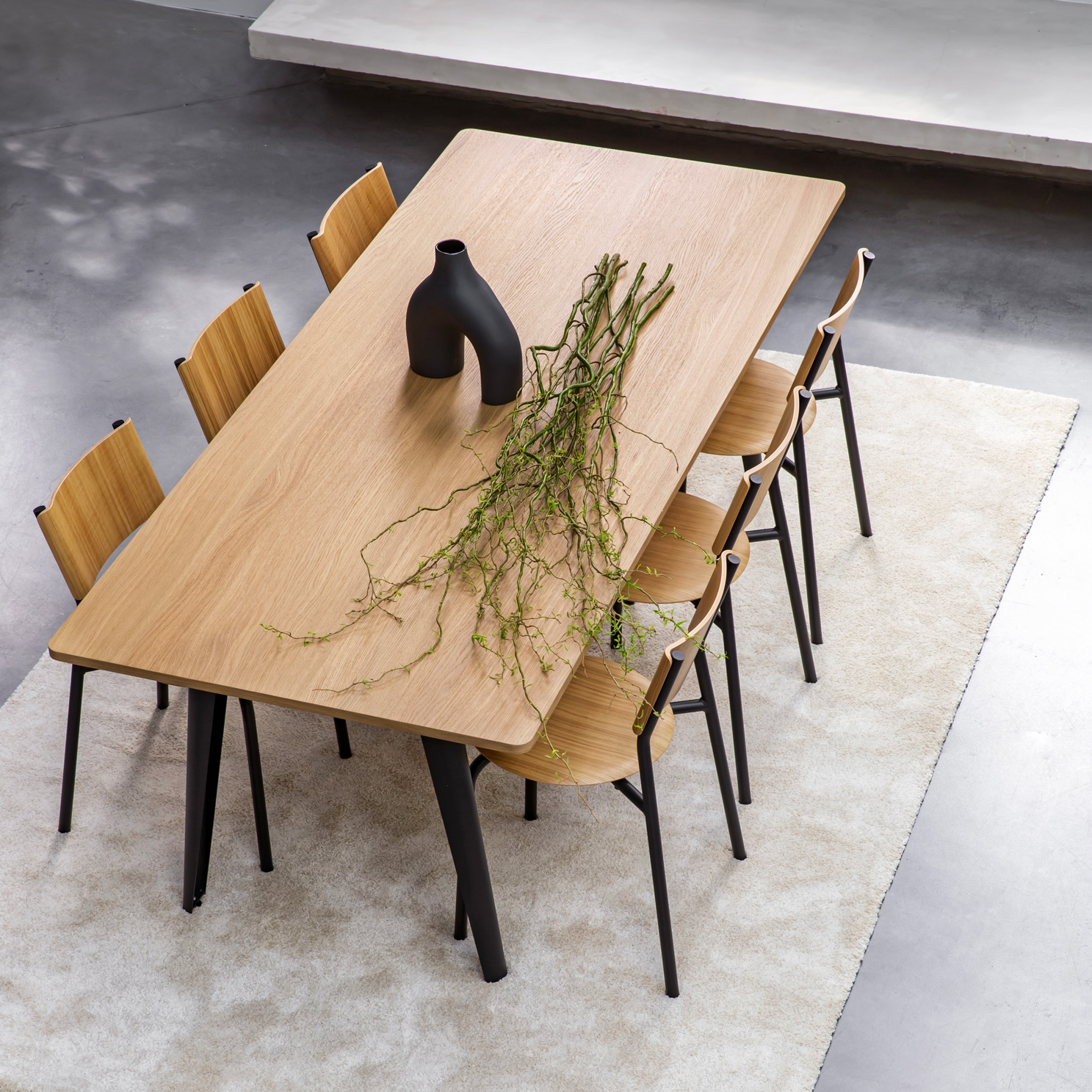 NEW MODERN dining table - eco-certified wood