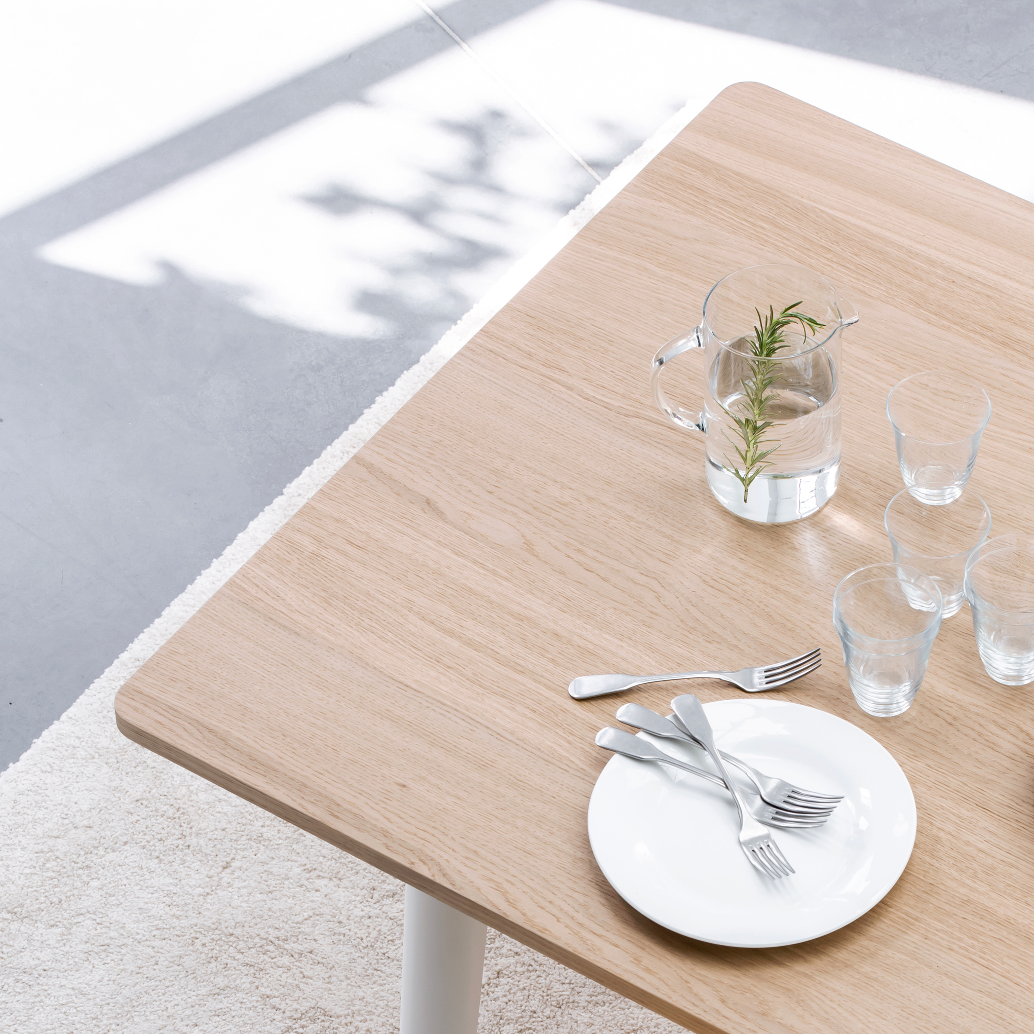 NEW MODERN dining table - eco-certified wood