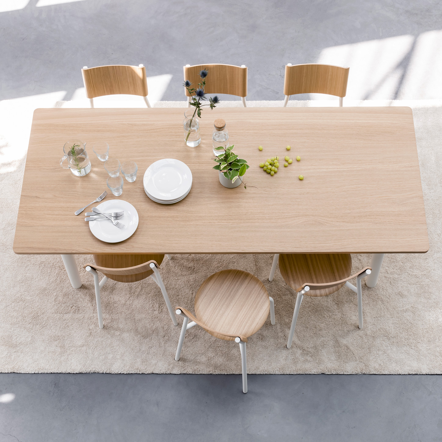 NEW MODERN dining table - eco-certified wood