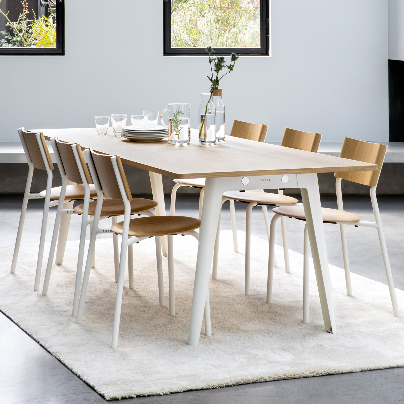 NEW MODERN dining table - eco-certified wood
