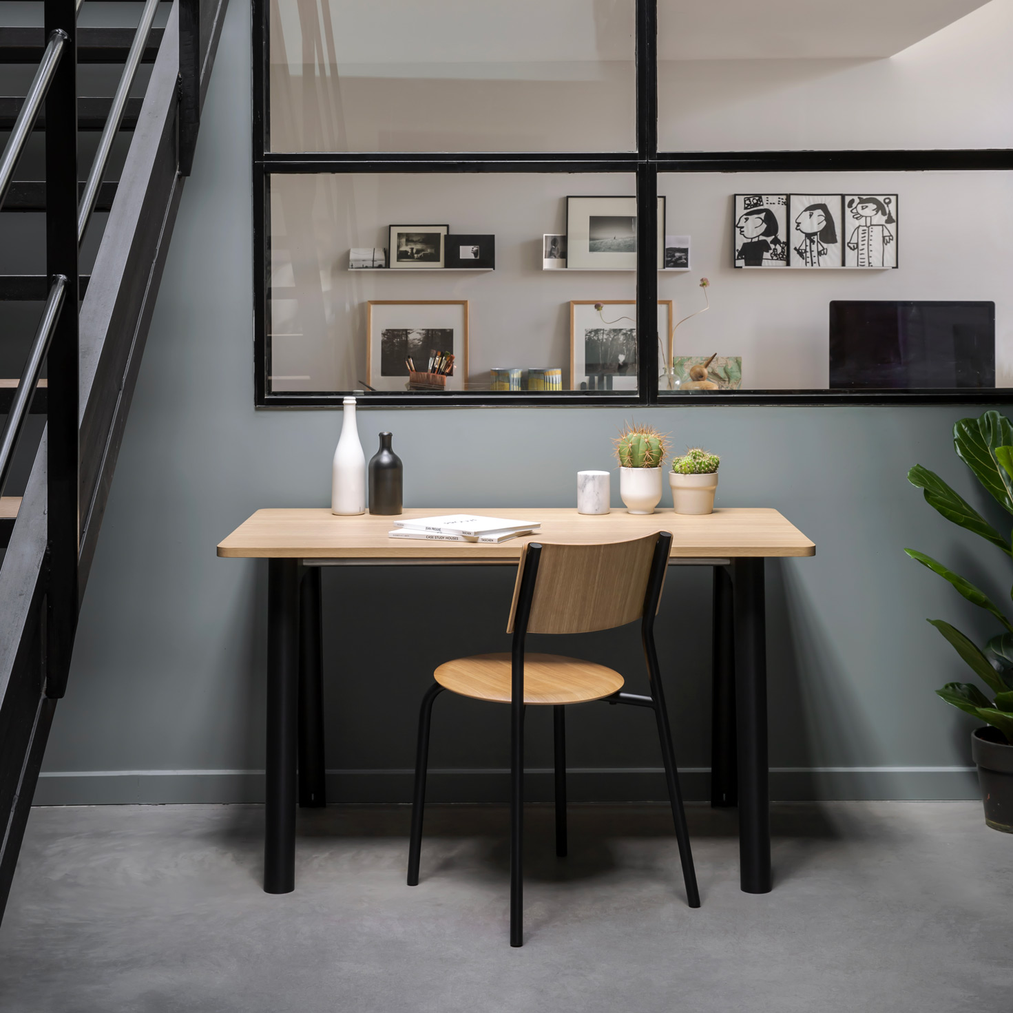 NEW MODERN desk - eco-certified wood