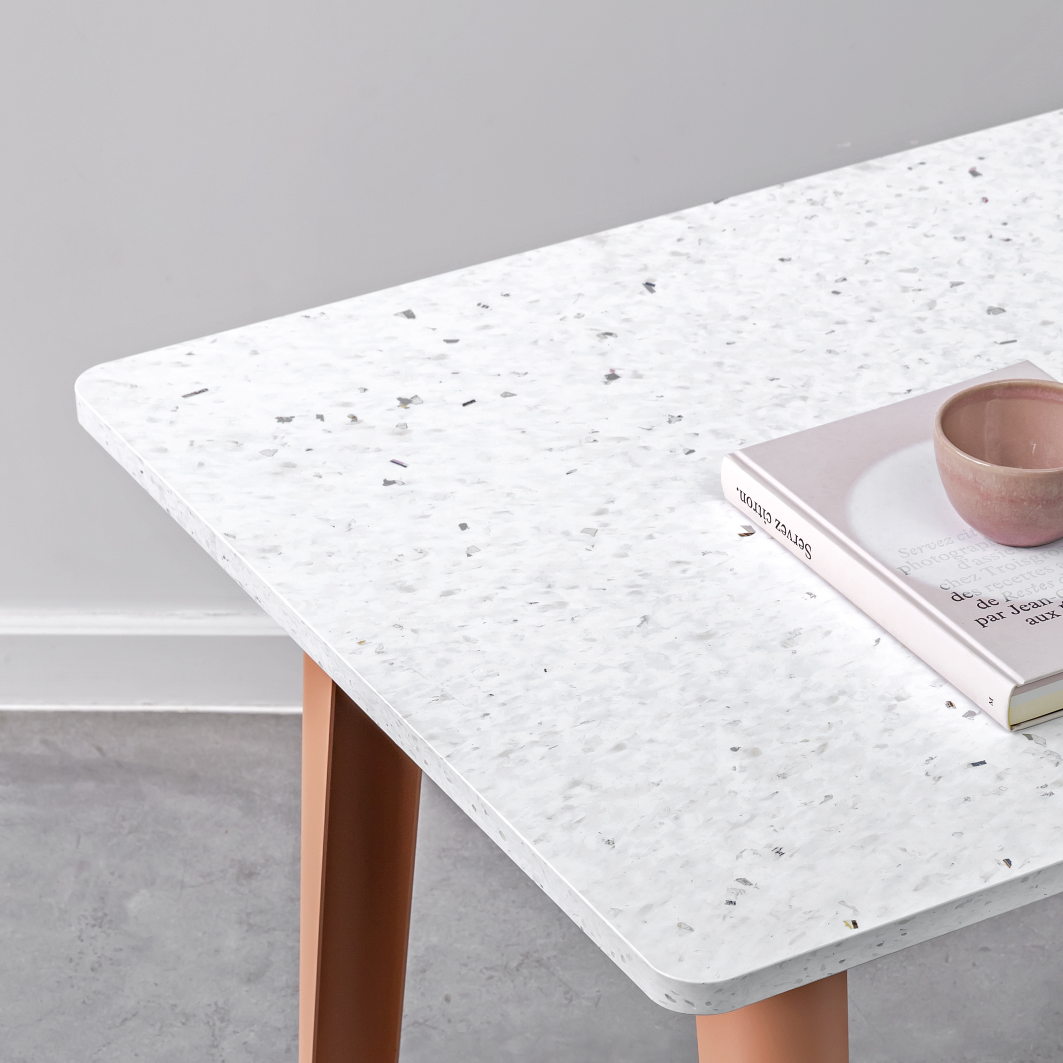 NEW MODERN dining table - Venezia recycled plastic