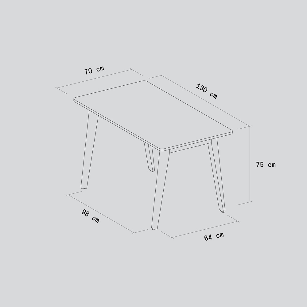 NEW MODERN desk - eco-certified wood