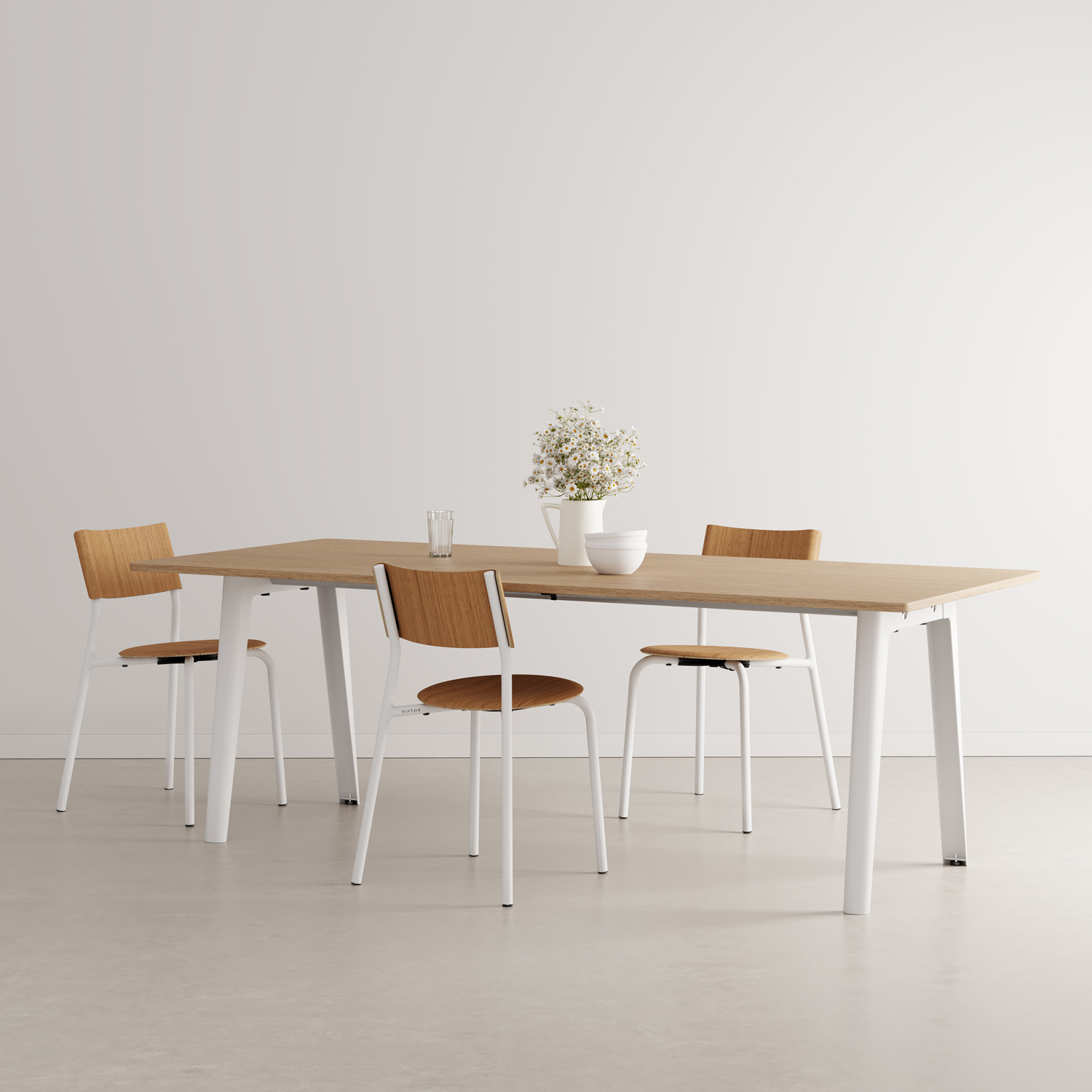 NEW MODERN dining table - eco-certified wood