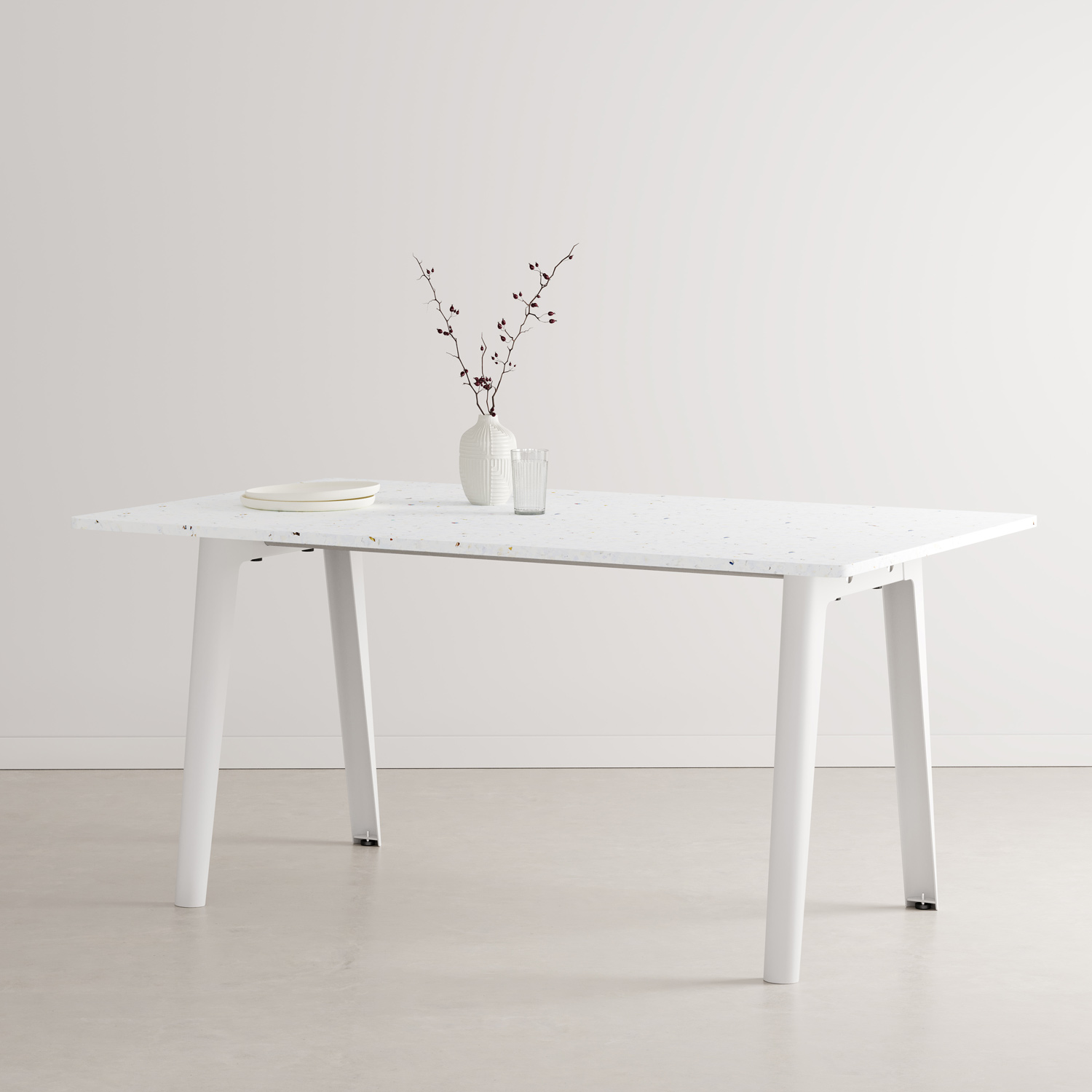 NEW MODERN dining table - Venezia recycled plastic