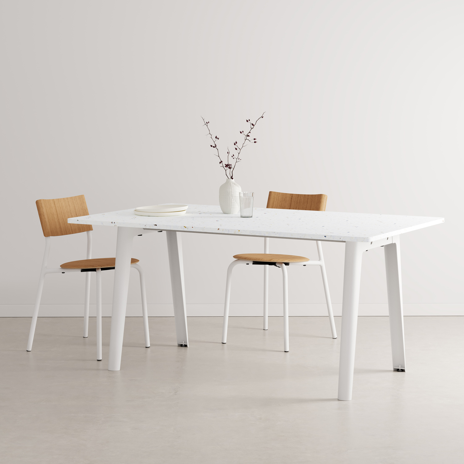 NEW MODERN dining table - Venezia recycled plastic