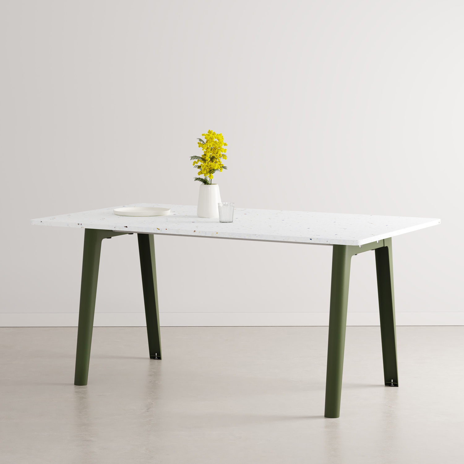 NEW MODERN dining table - Venezia recycled plastic