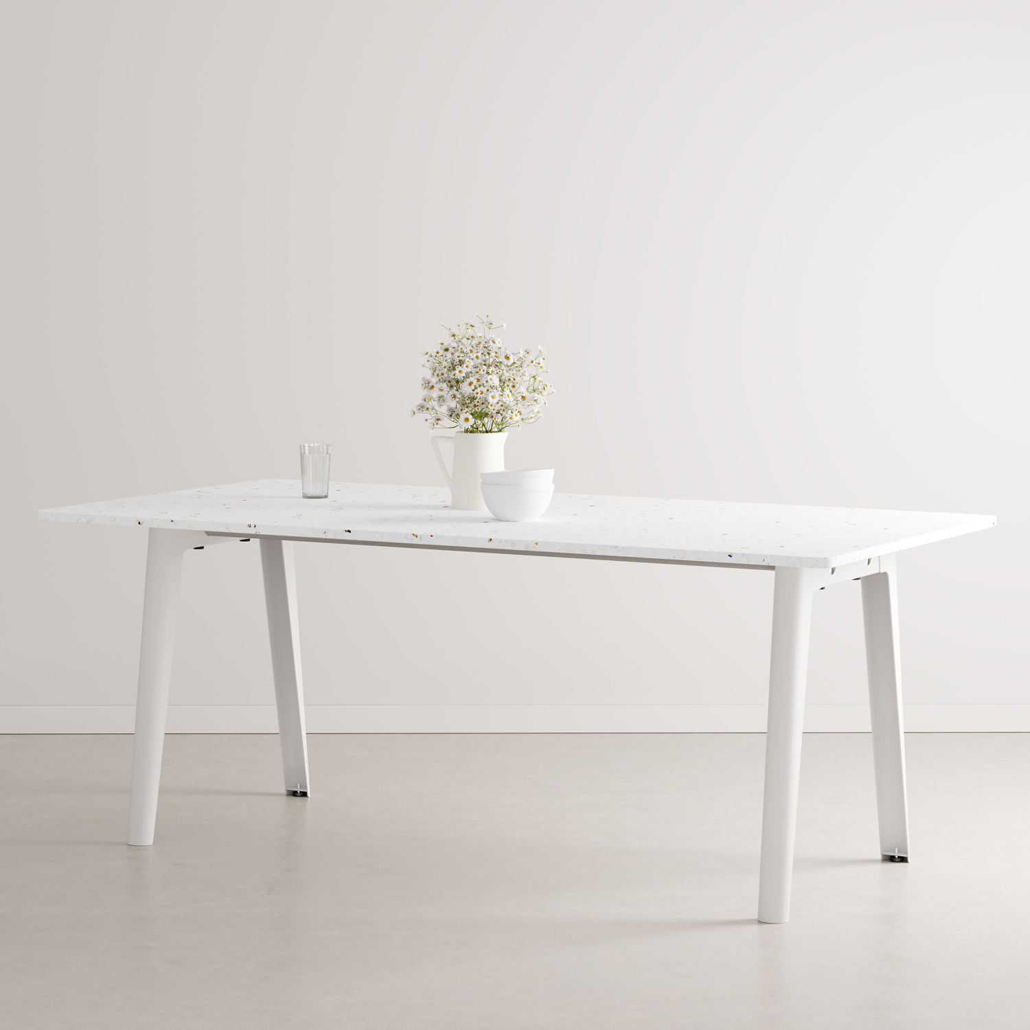 NEW MODERN dining table - Venezia recycled plastic