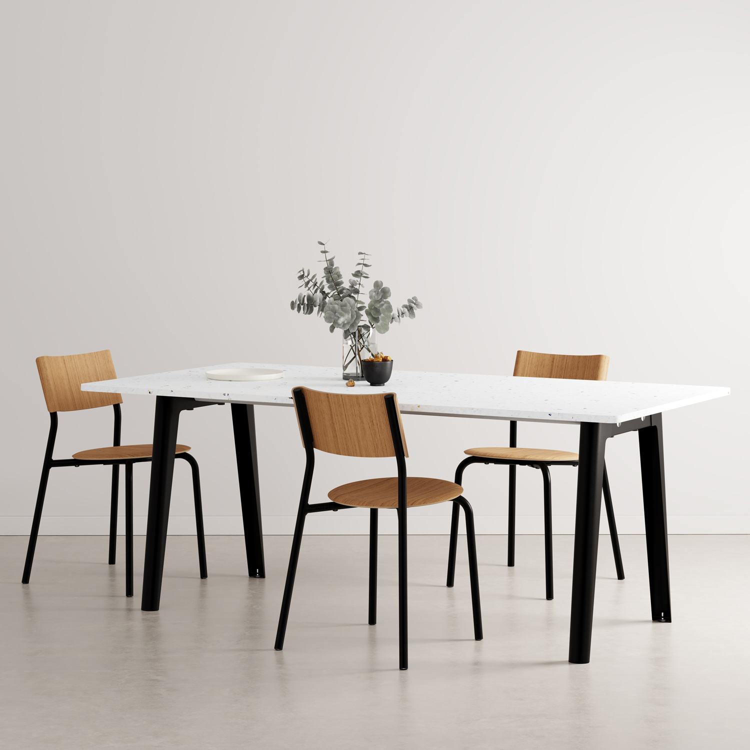 NEW MODERN dining table - Venezia recycled plastic
