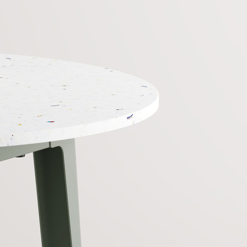 Runder Tisch NEW MODERN - recycelter Kunststoff