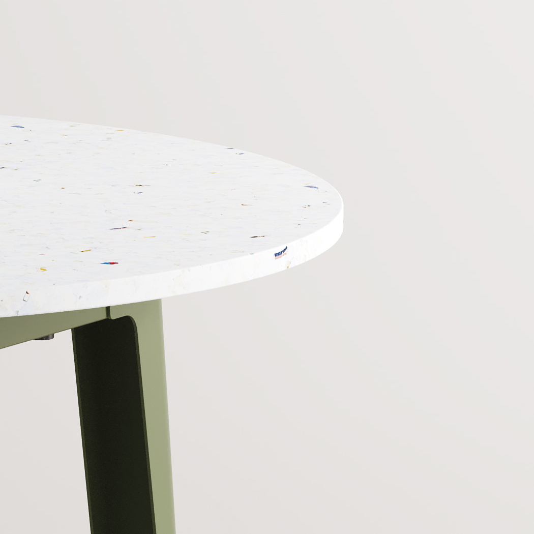 NEW MODERN round table – recycled plastic
