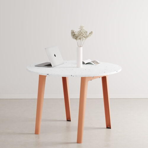 NEW MODERN round meeting table Ø 108cm - Venezia recycled plastic